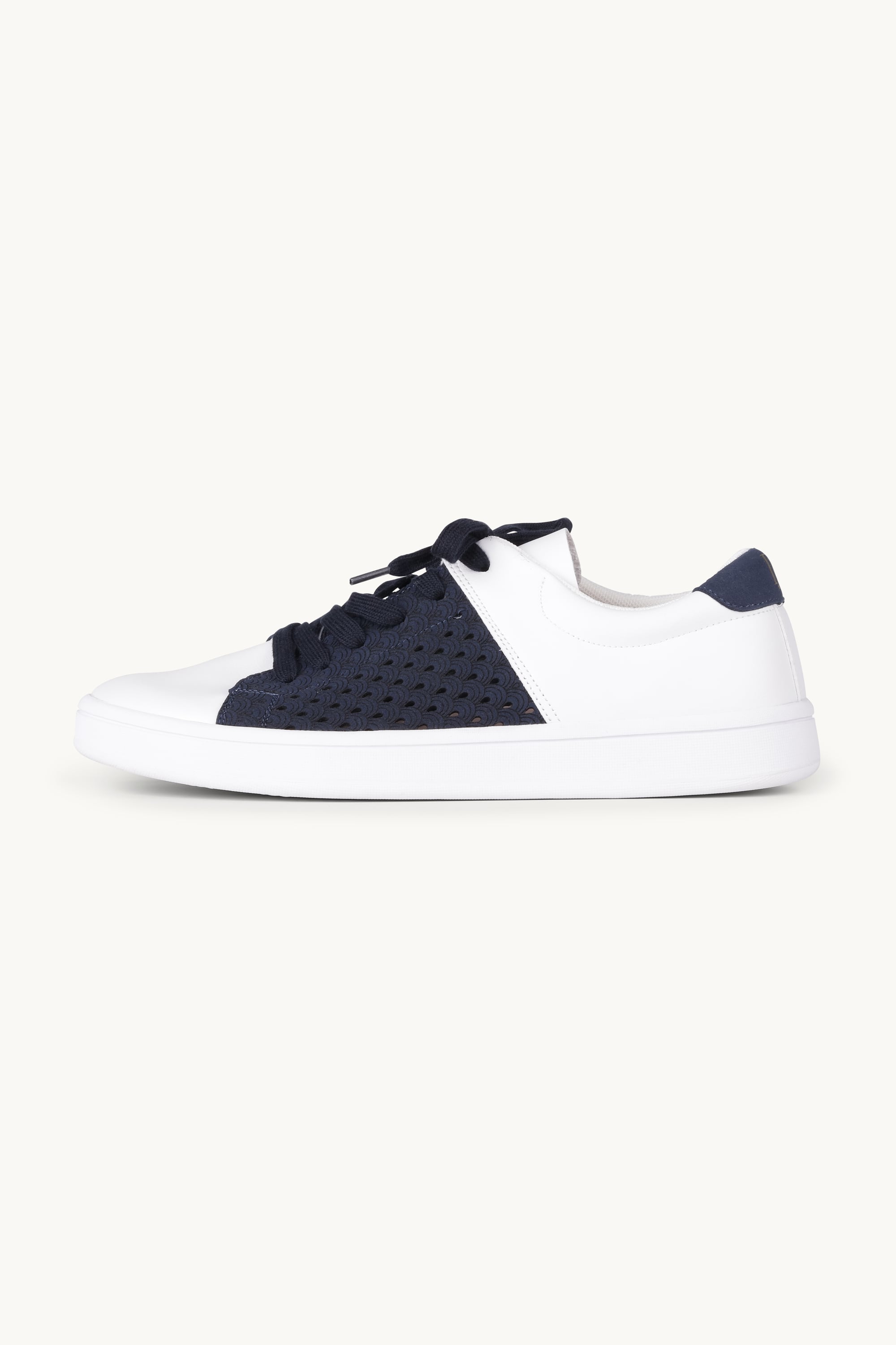 City Sneaker - White Dark Indigo
