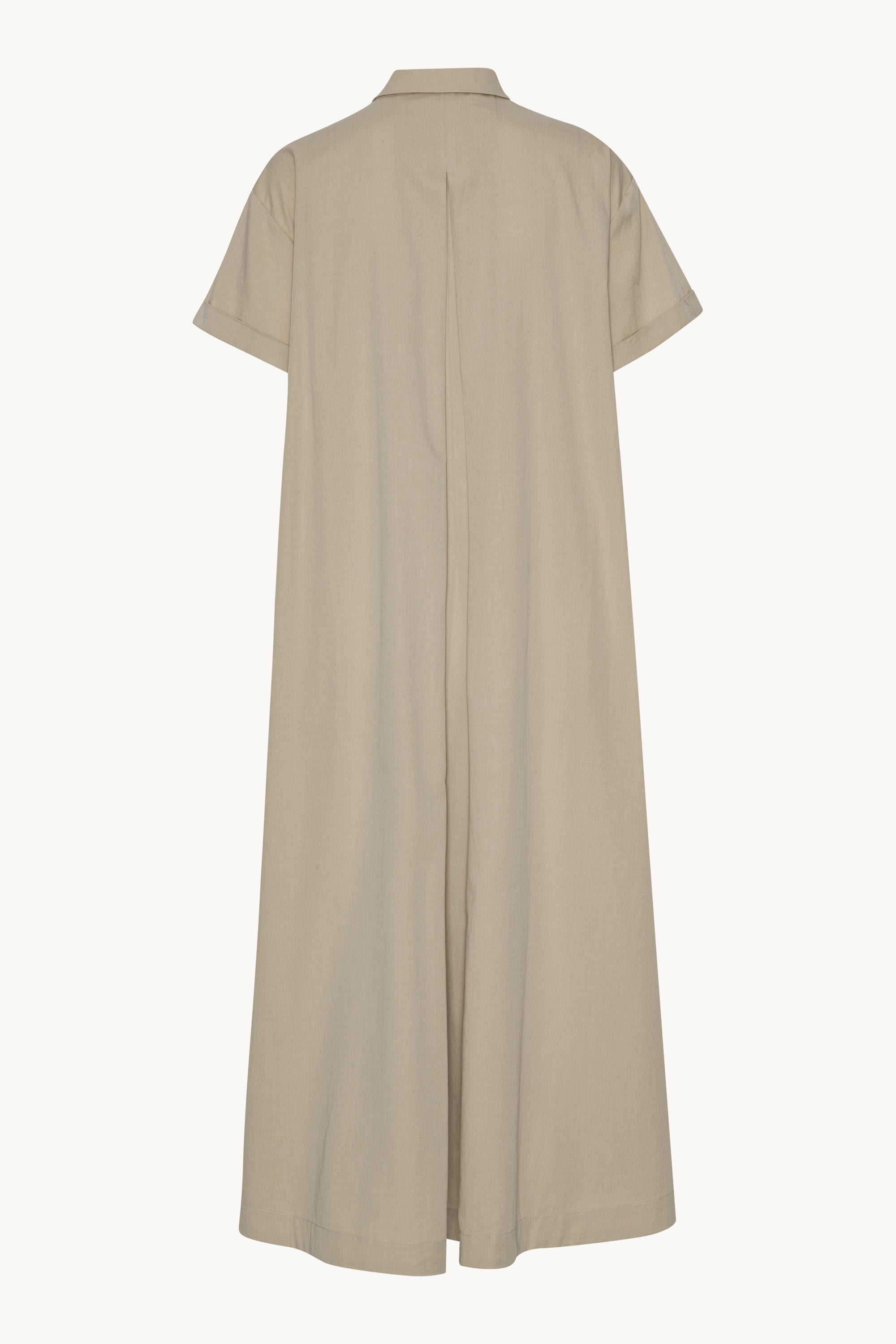 Lang Kjole A-form - White Pepper