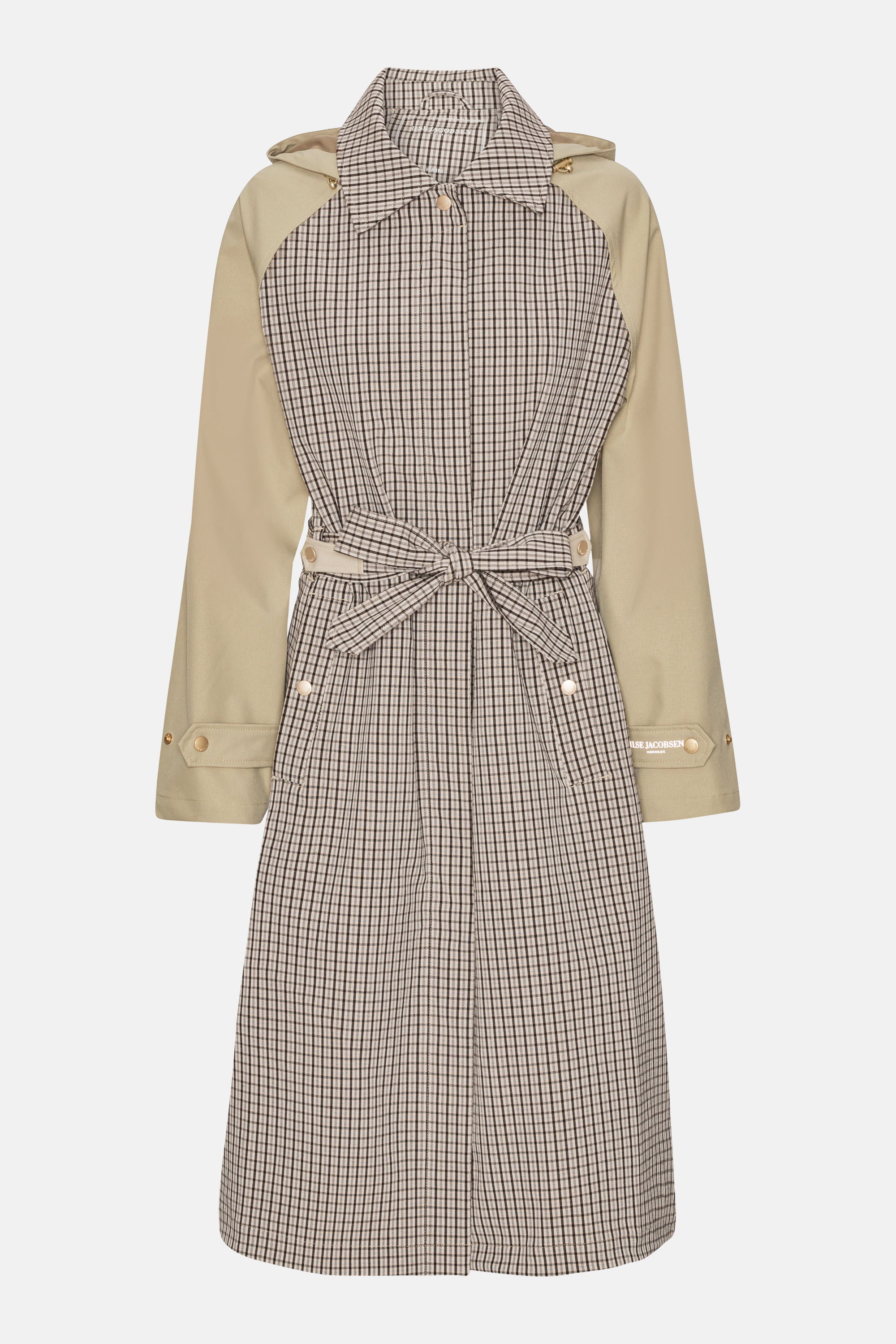 Trench Regnfrakke - White Pepper