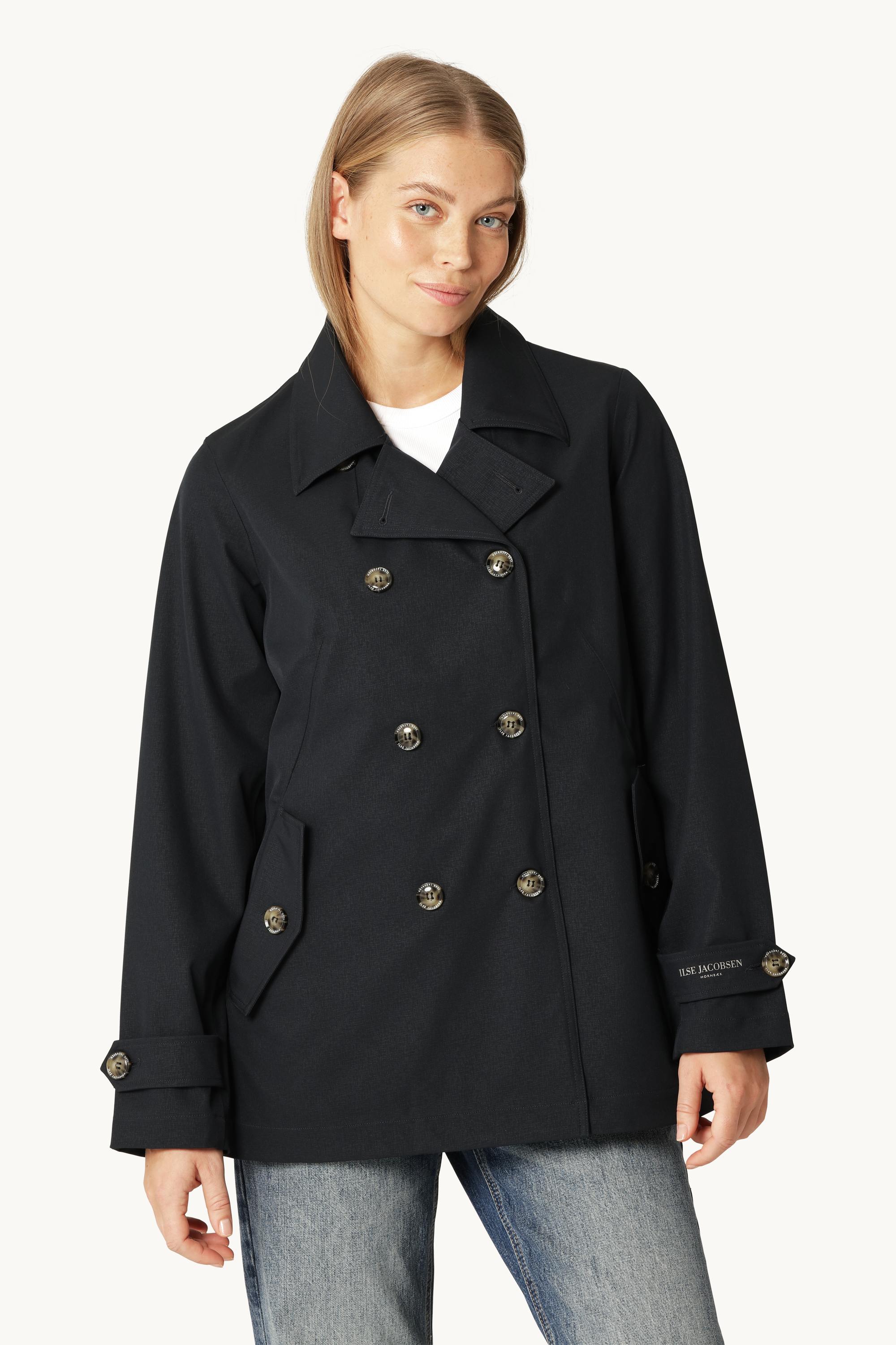 Regn Peacoat - Dark Indigo