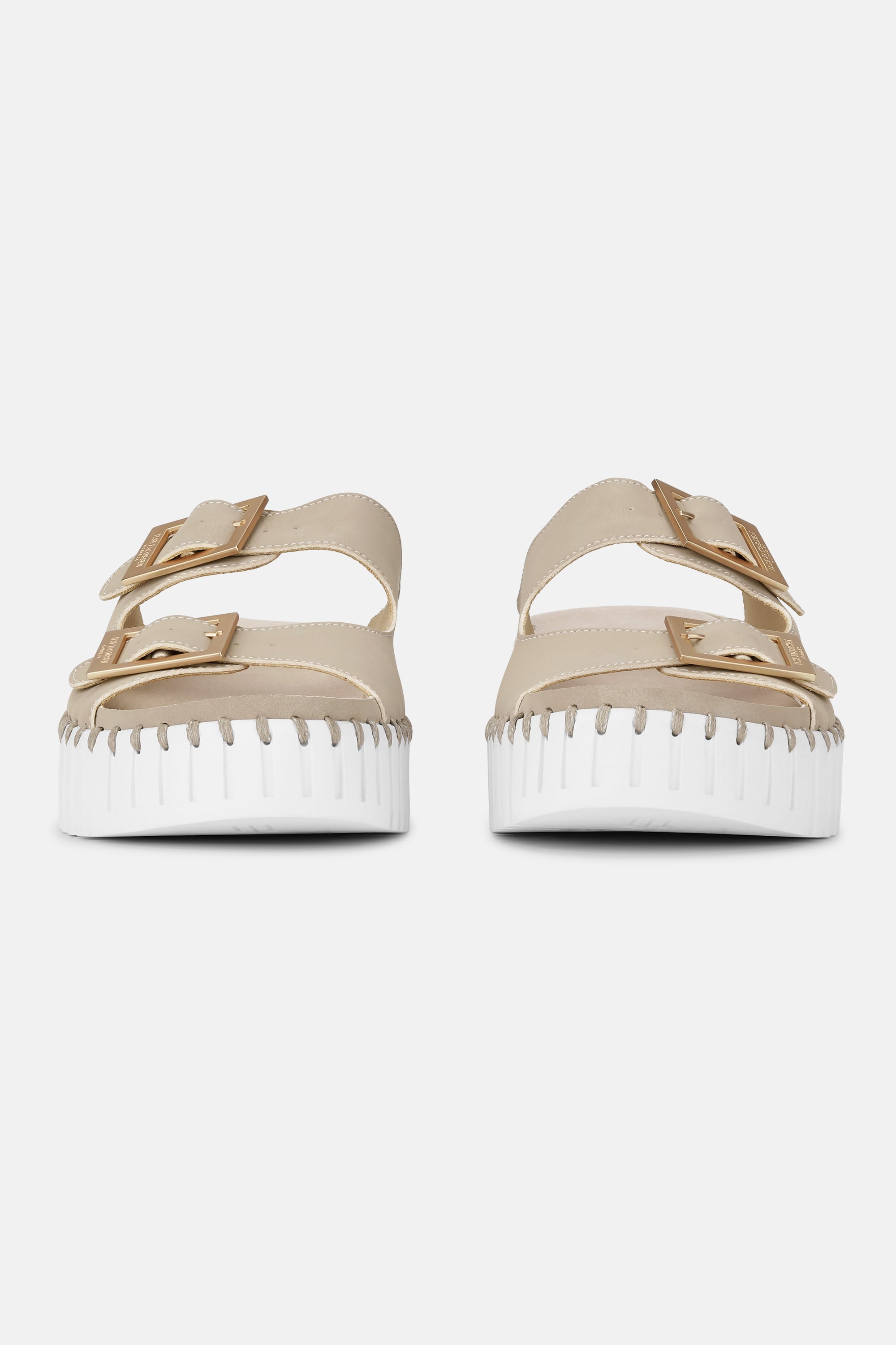 Plateau Sandaler Spænde - Atmosphere White