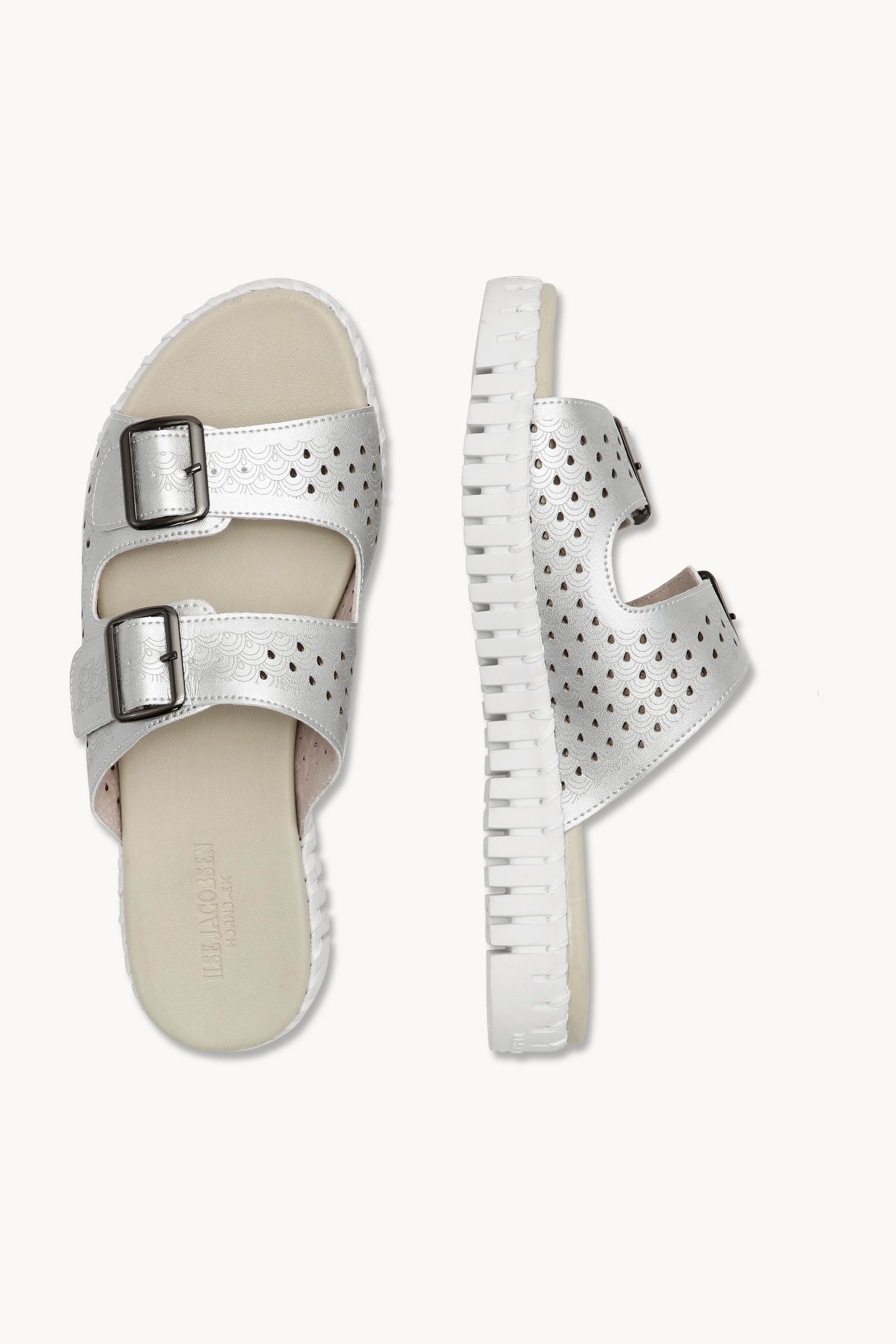 Tulip Sandals - Silver