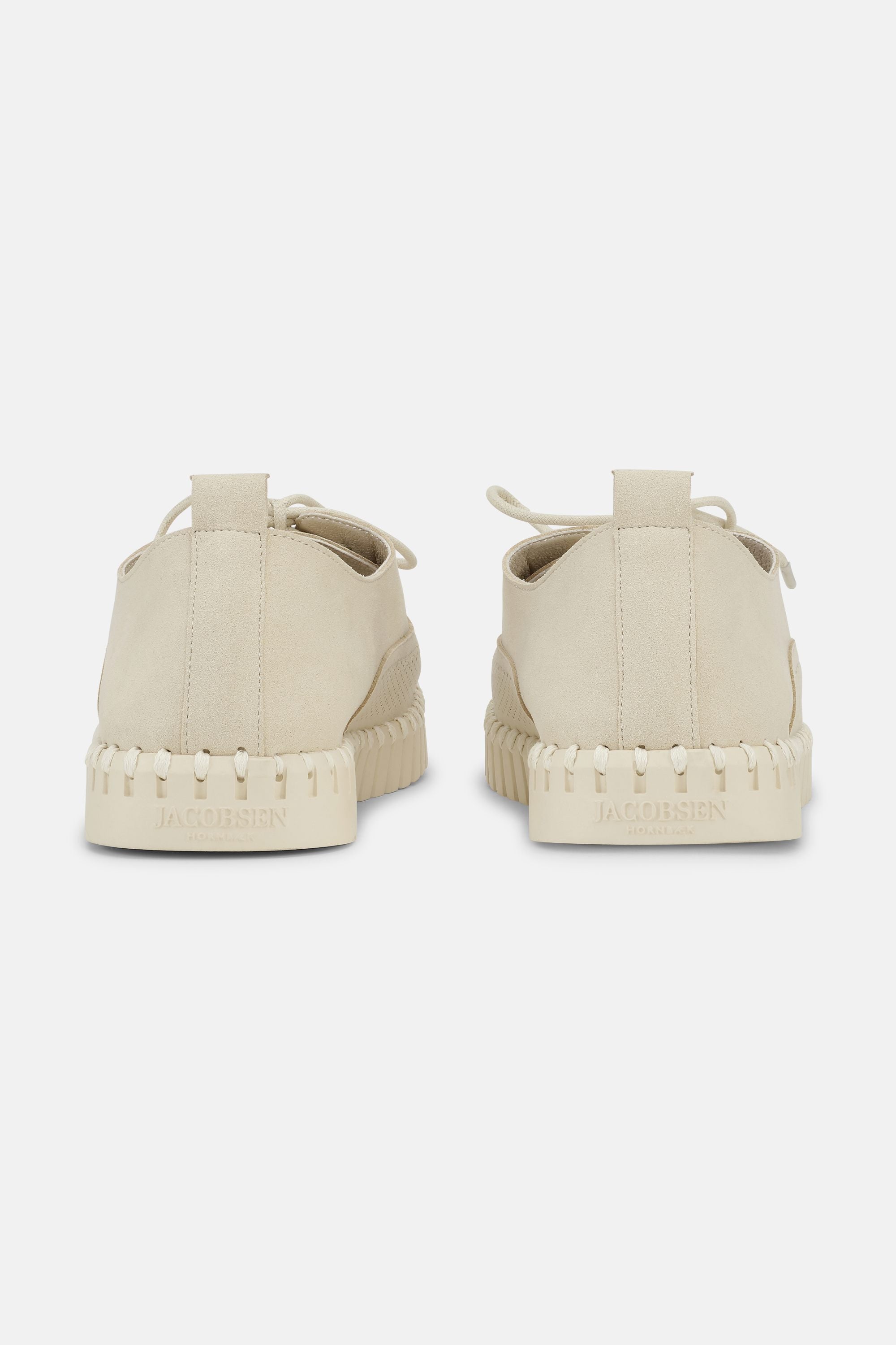 Herresko Med Snørebånd - Kit Pearled Ivory