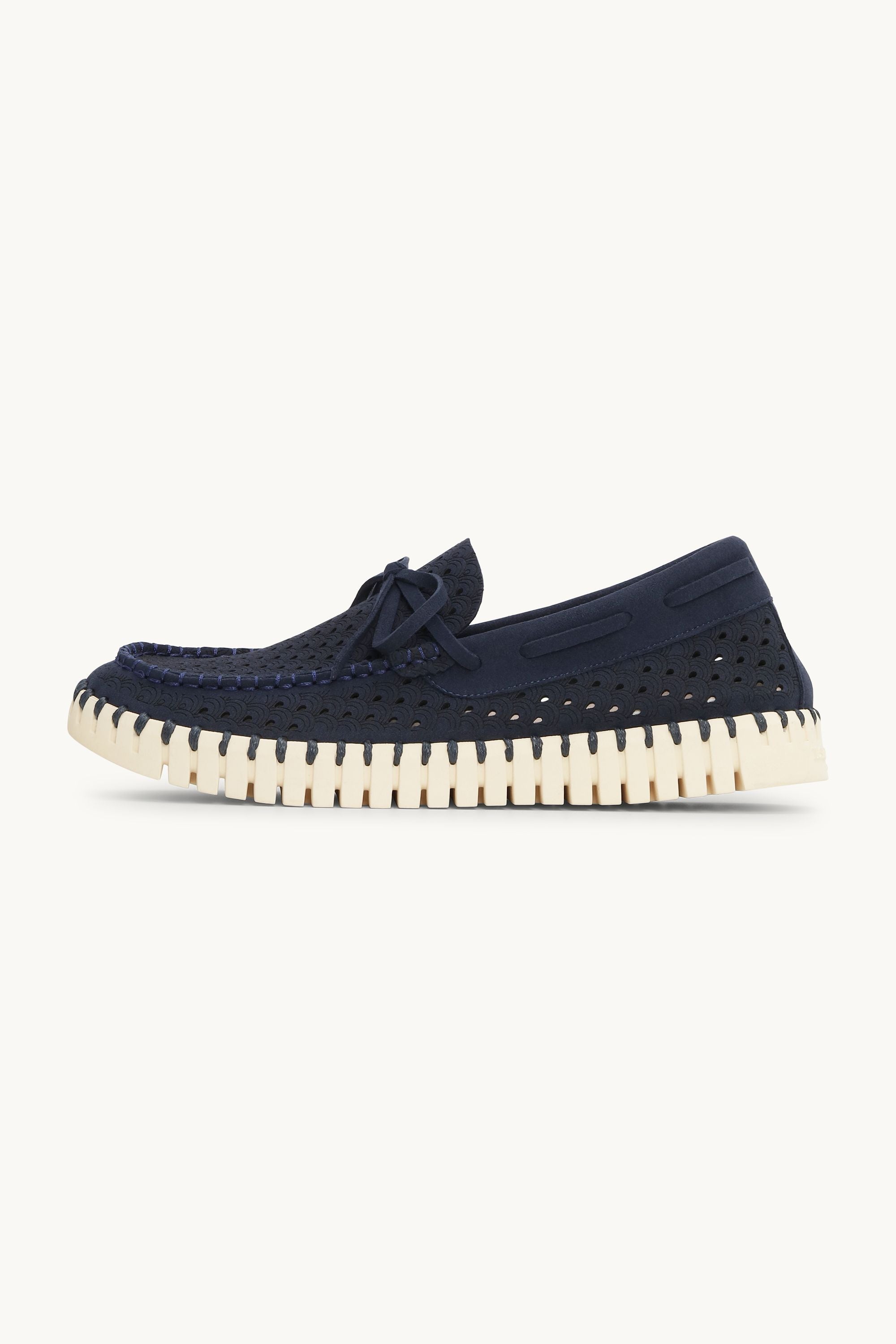 Tulip Sailor Shoe - Dark Indigo Pearled Ivory