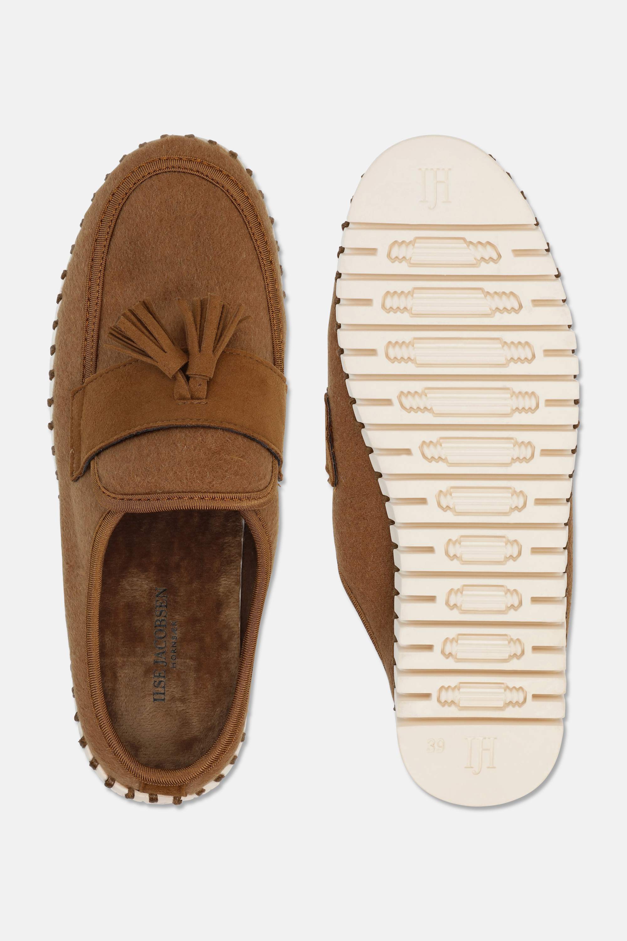 Tulip Wool Mule - Cashew Pearled Ivory