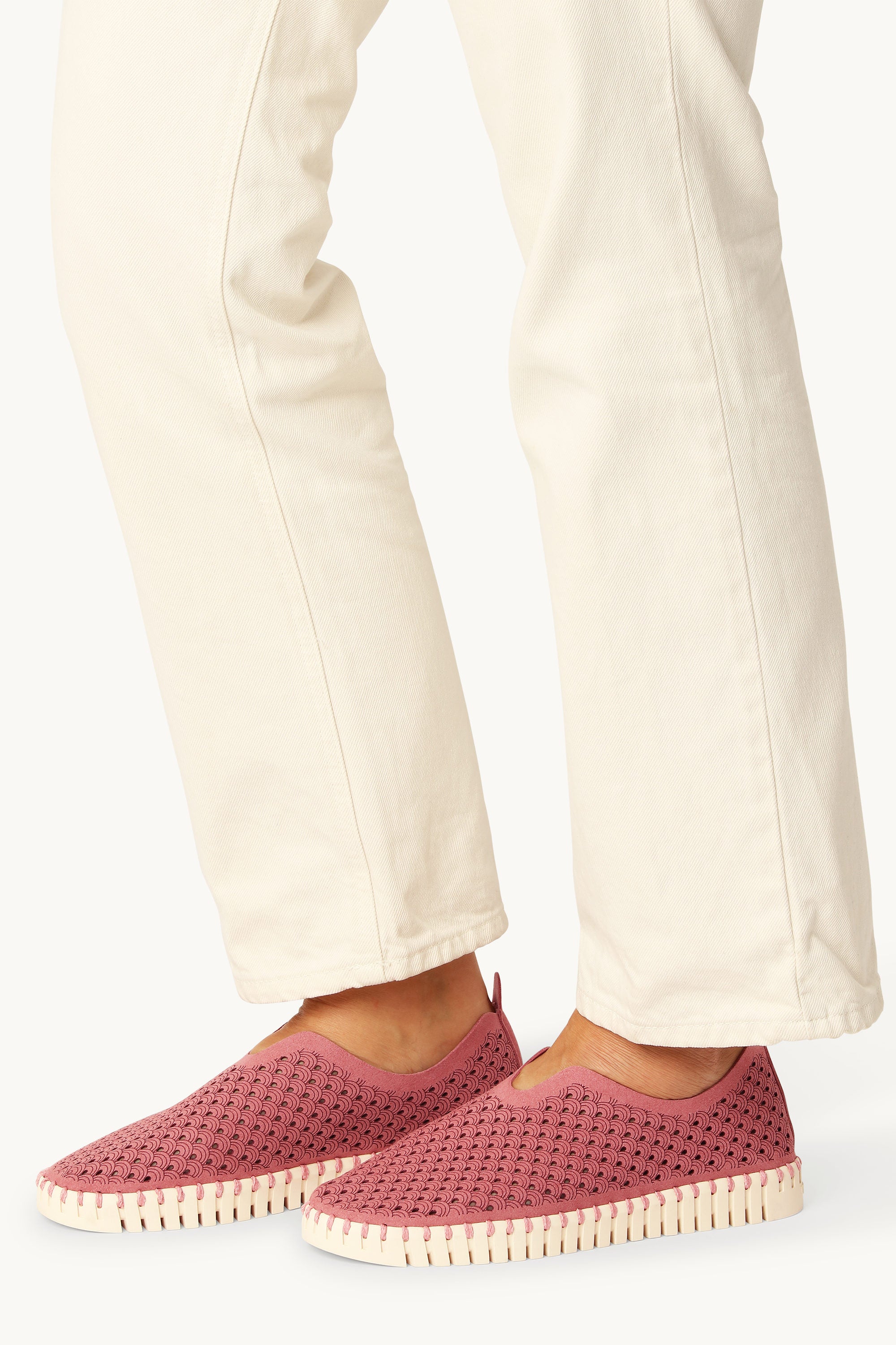 Tulip Sko - Rouge Pearled Ivory