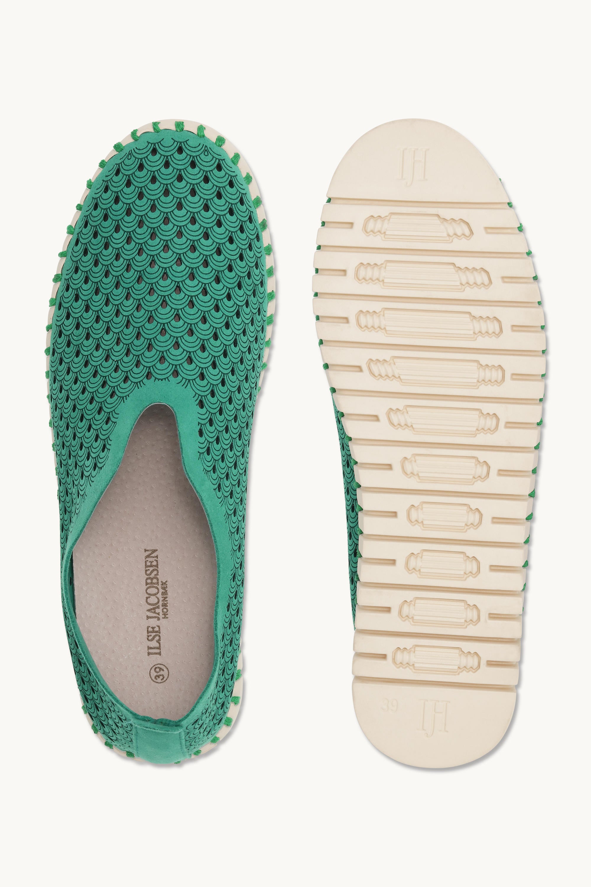 Tulip Sko - Spruce Pearled Ivory