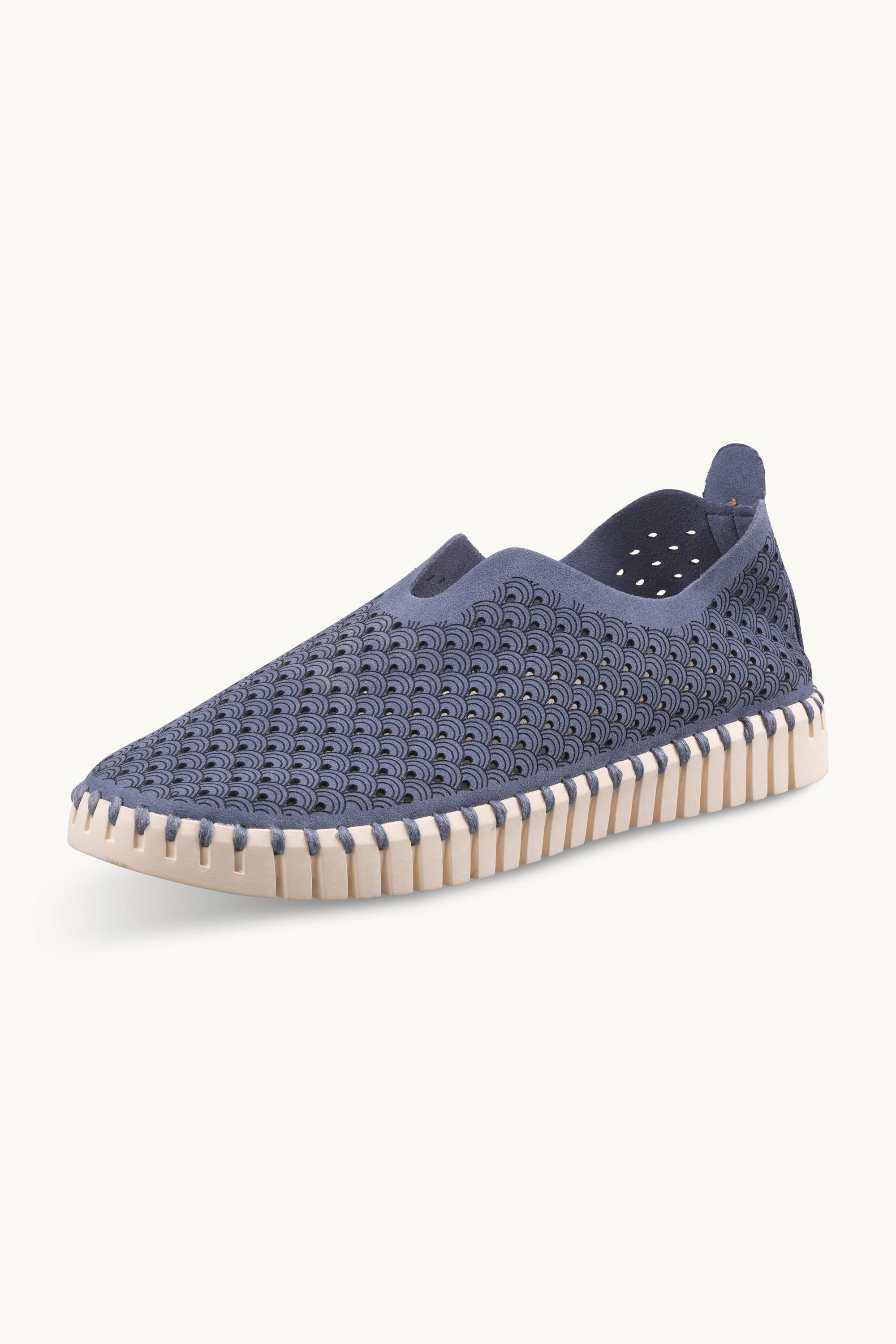 Tulip Sko - Ombre Blue Pearled Ivory
