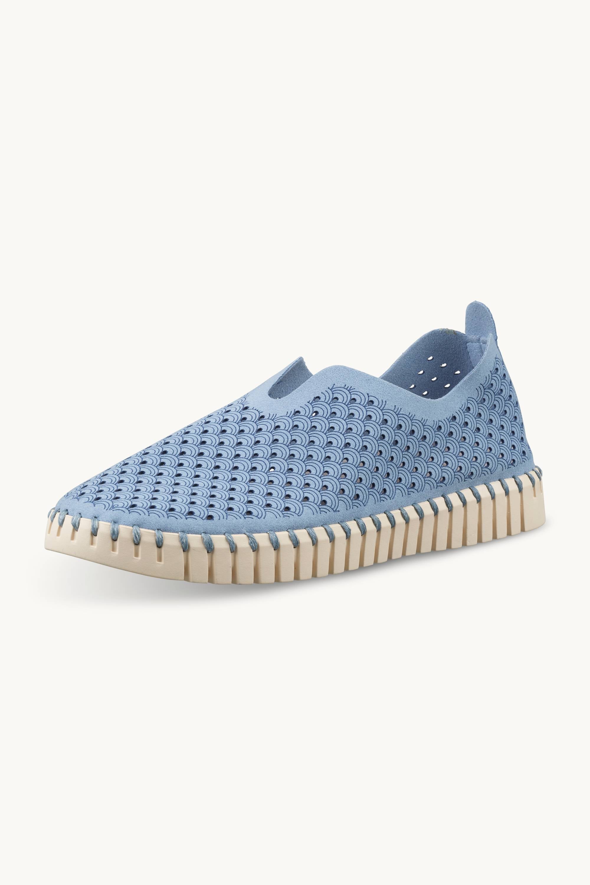 Tulip Sko - Cornflower Pearled Ivory