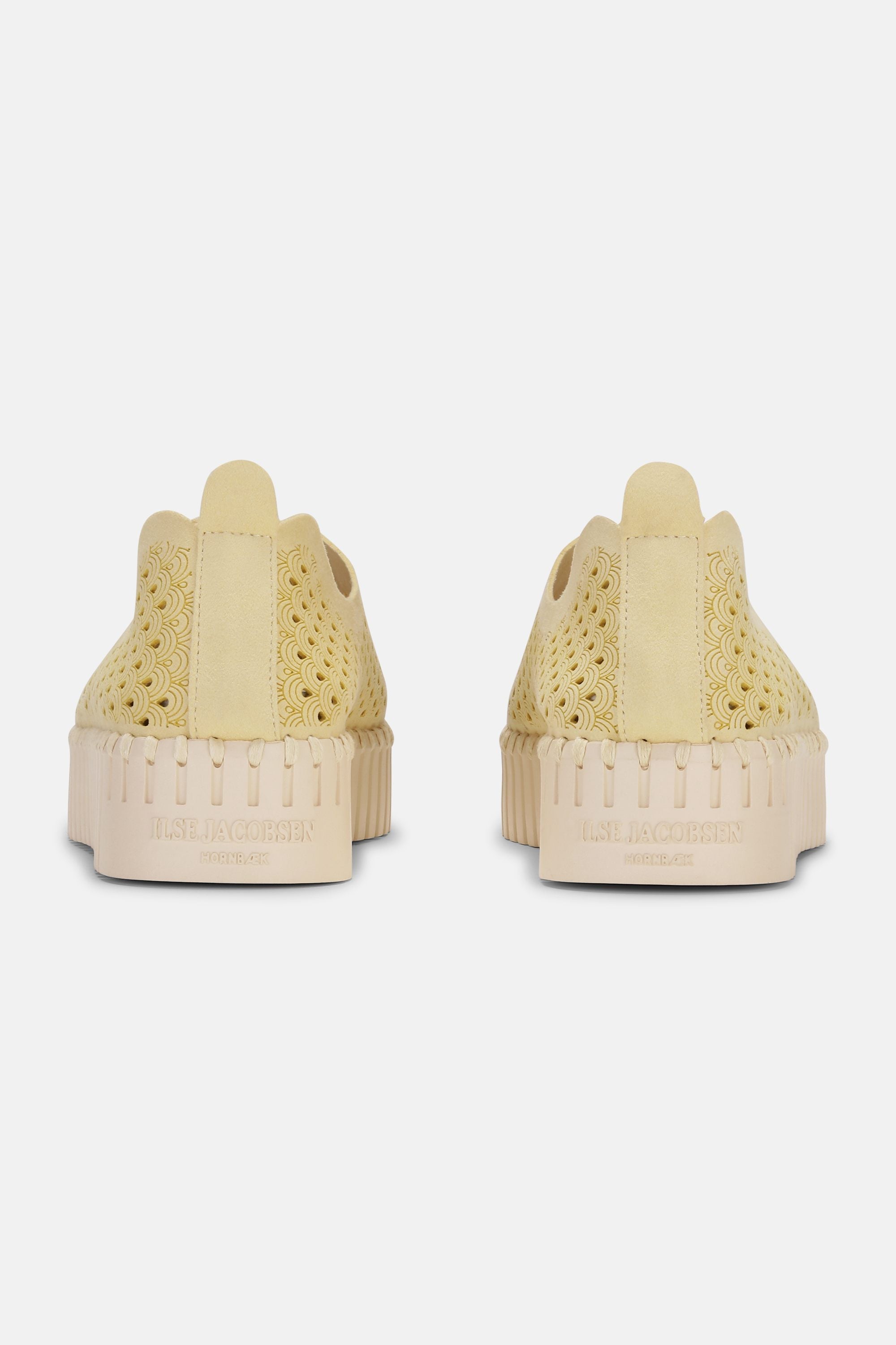 Platform Tulip Sko - Double Cream