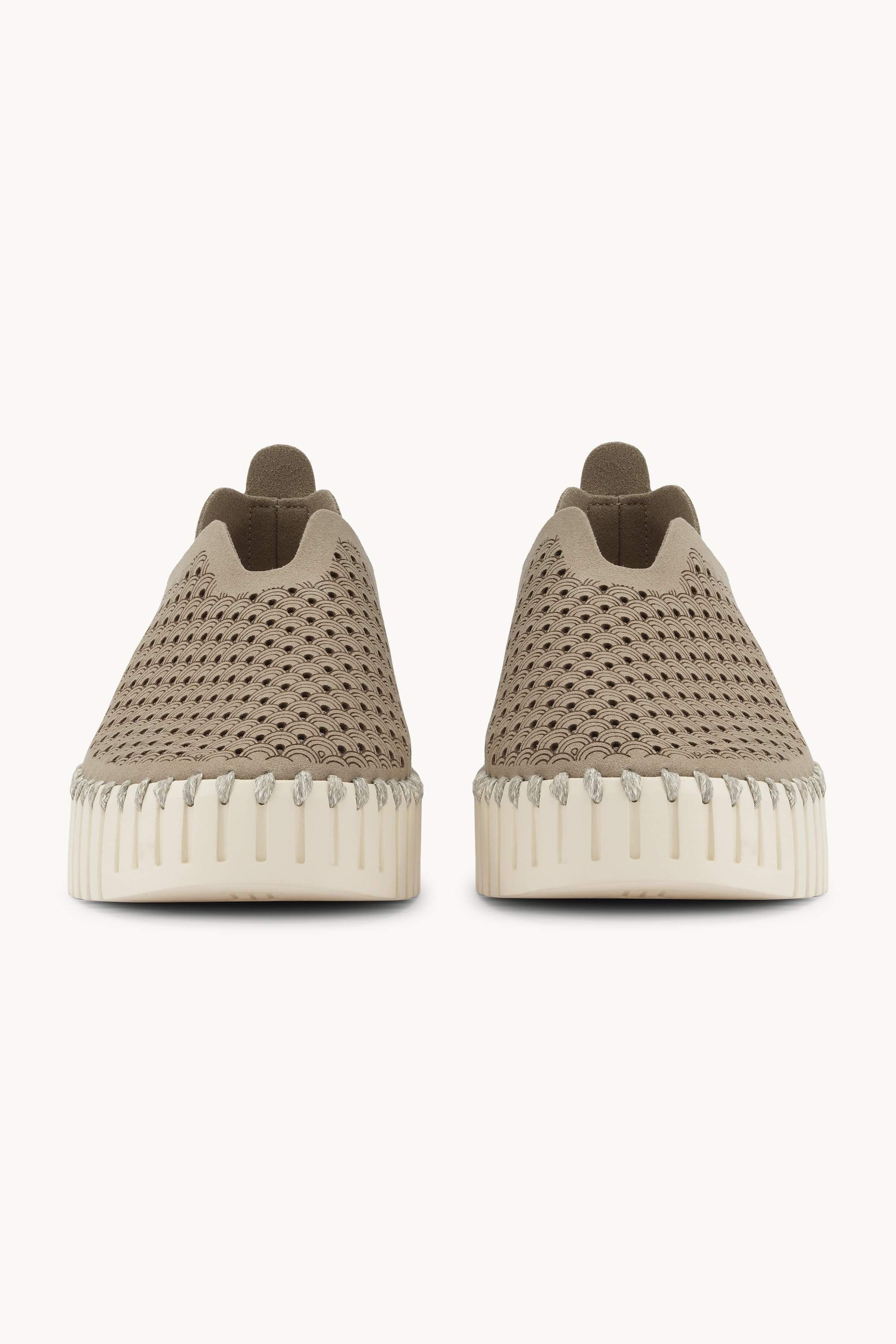 Platform Tulip Sko - Coriander Pearled Ivory