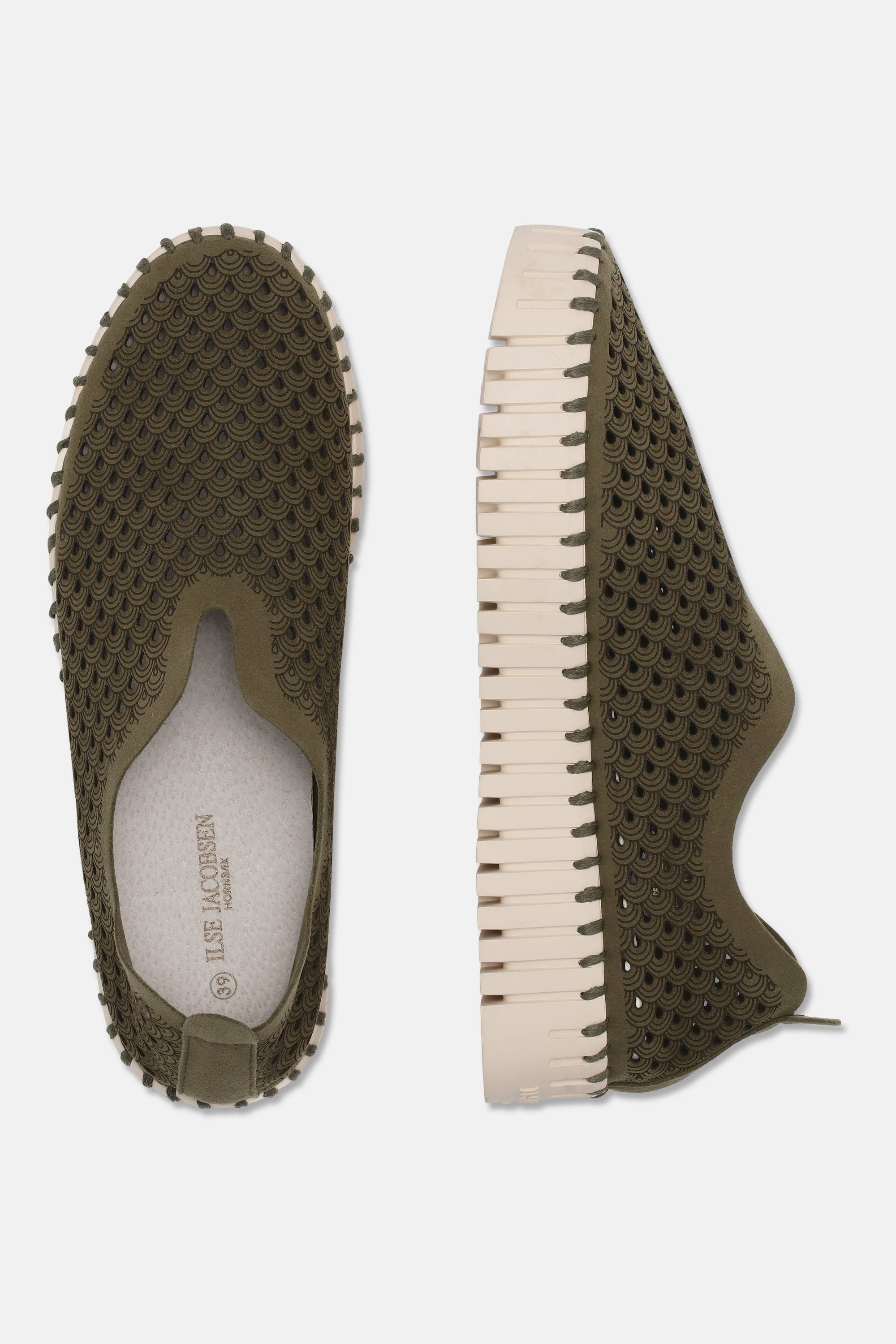 Platform Tulip Sko - Deep Olive