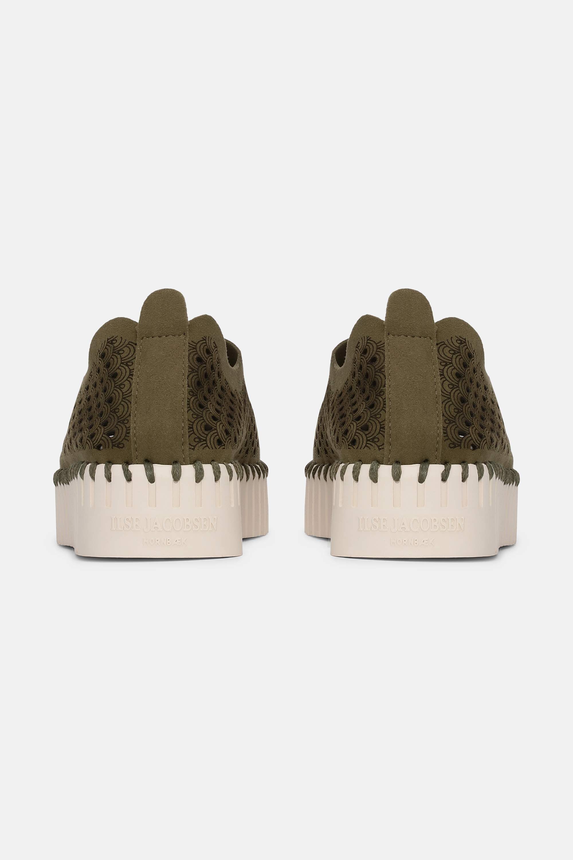 Platform Tulip Sko - Deep Olive