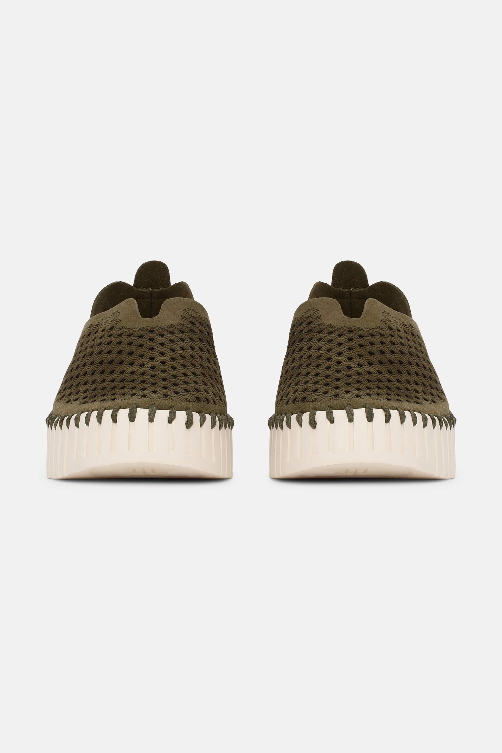 Platform Tulip Sko - Deep Olive