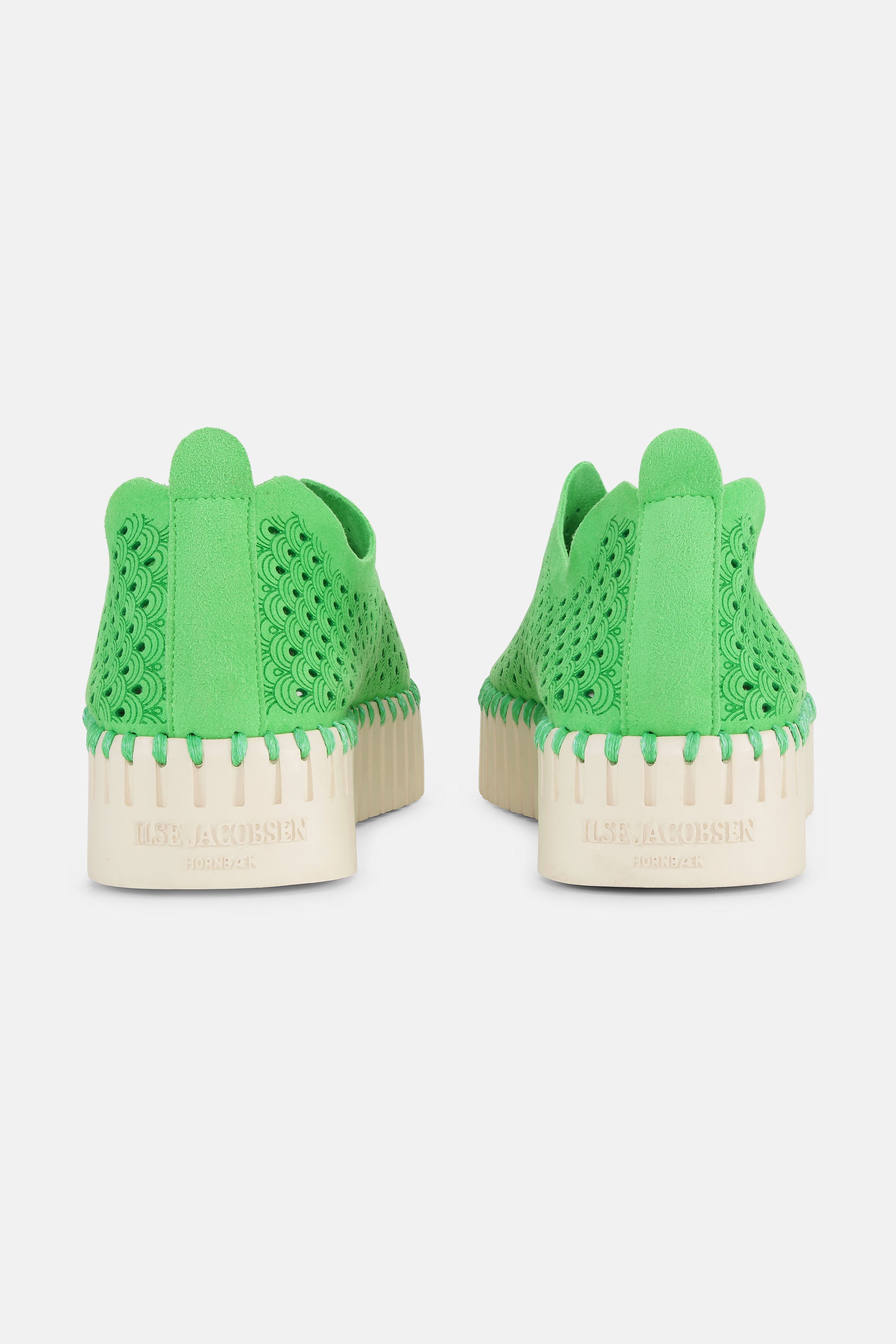 Platform Tulip Sko - Bright Green