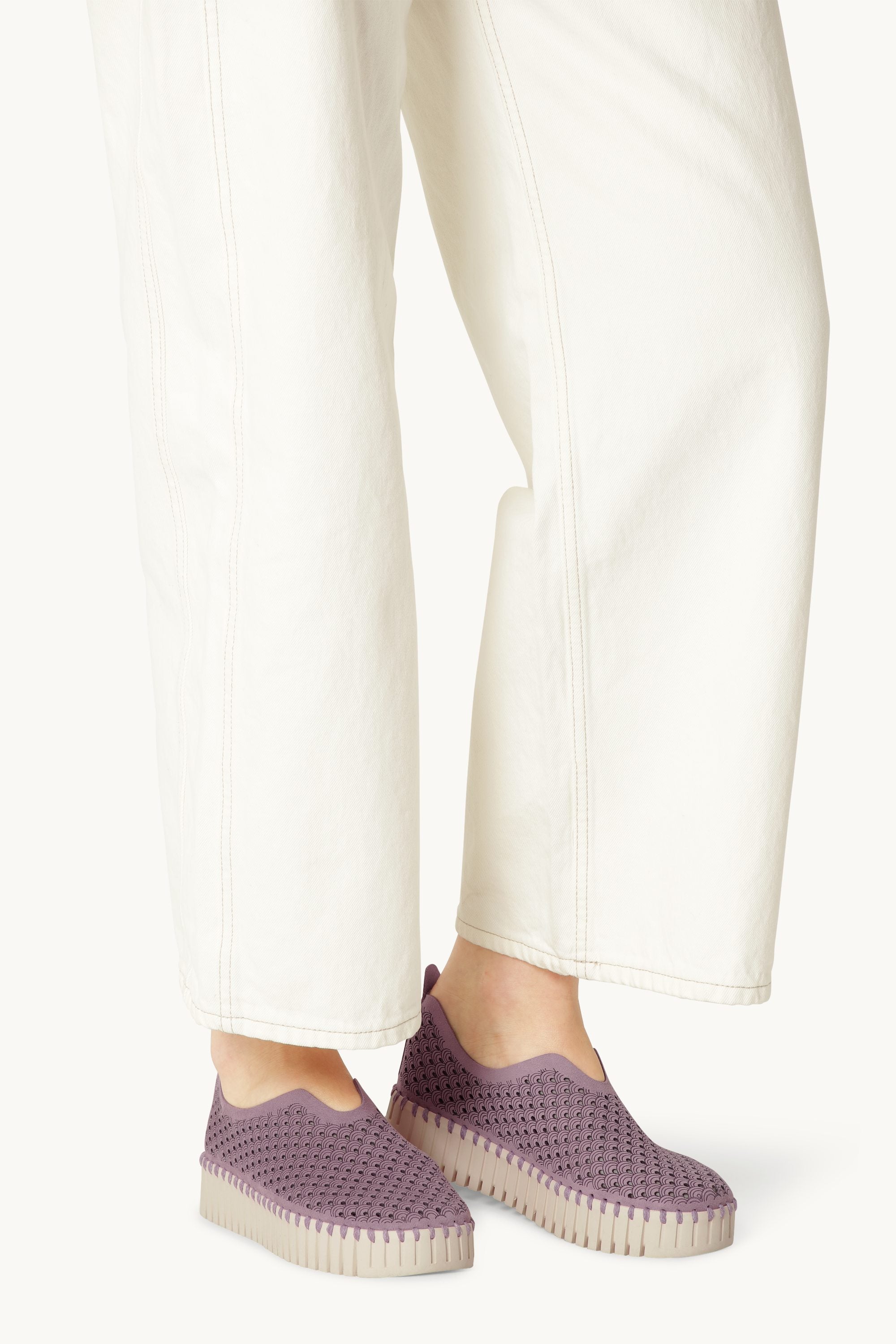 Platform Tulip Sko - Mauve Shadows