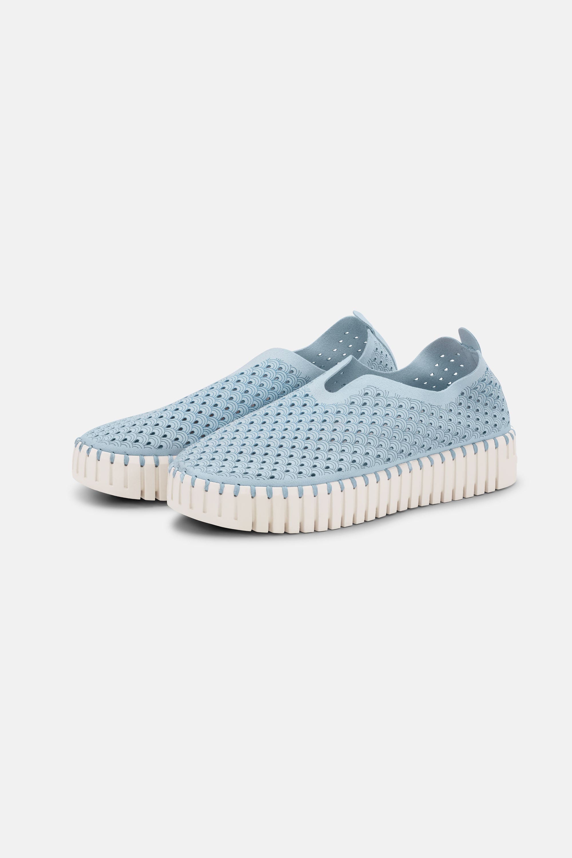 Platform Tulip Sko - Ash Blue