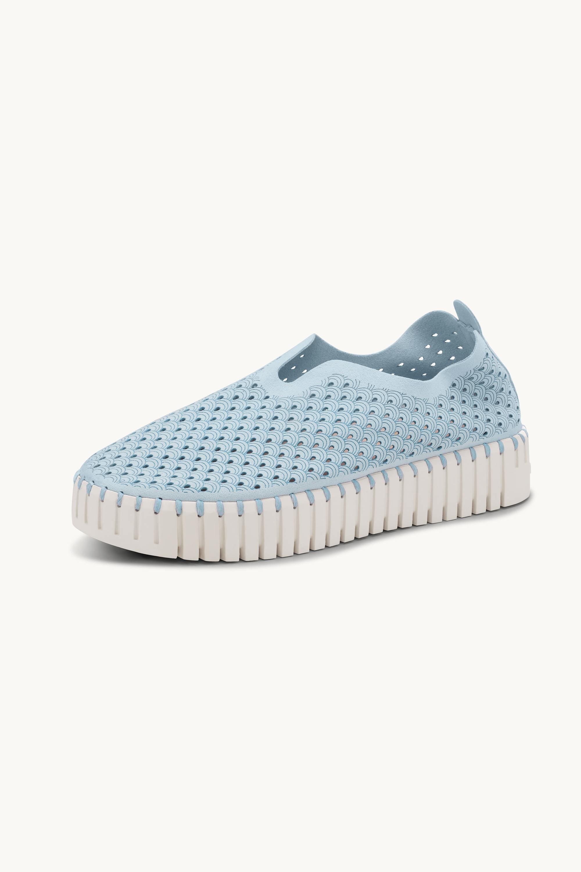 Platform Tulip Sko - Ash Blue
