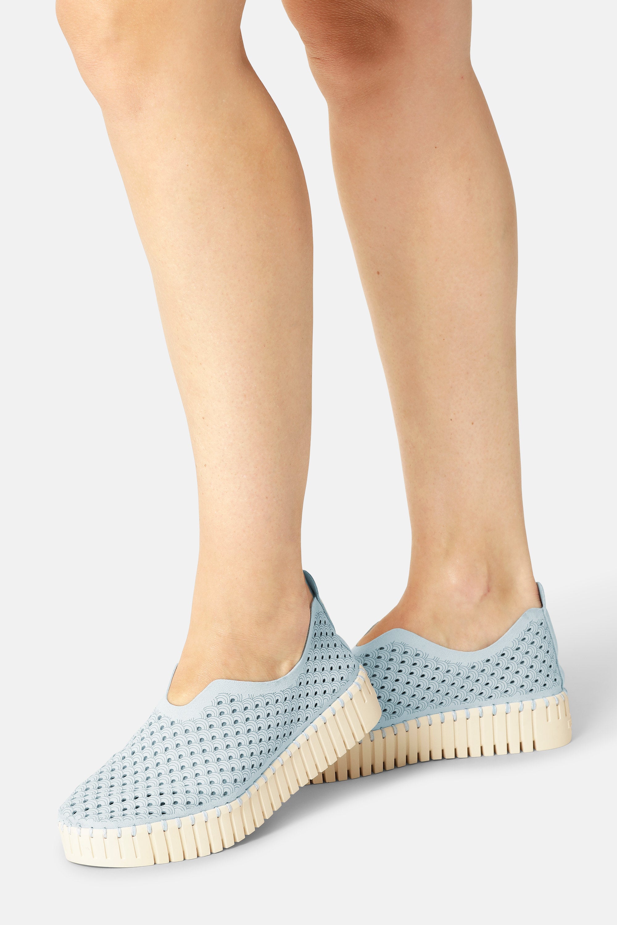 Platform Tulip Sko - Ash Blue