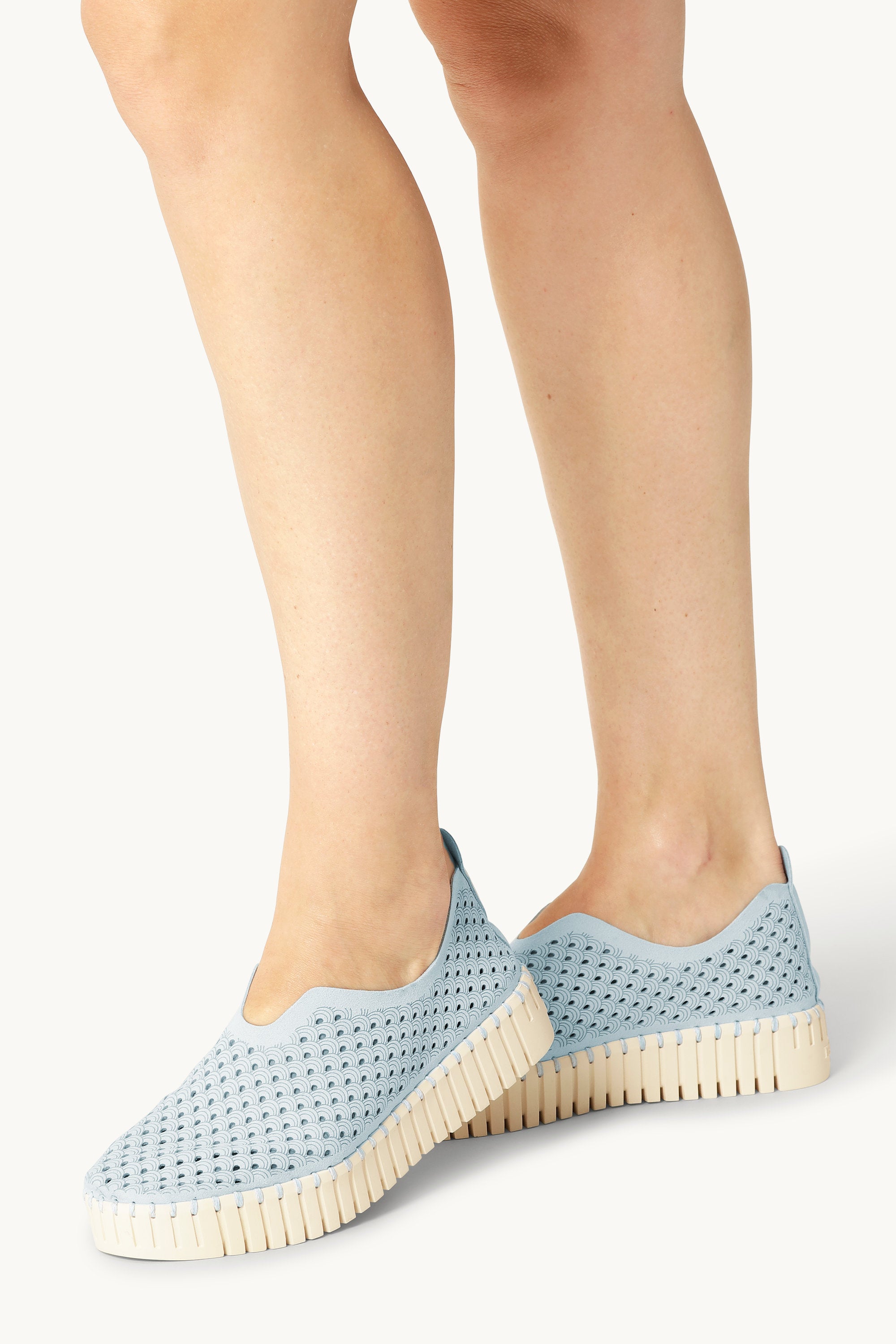Platform Tulip Sko - Ash Blue