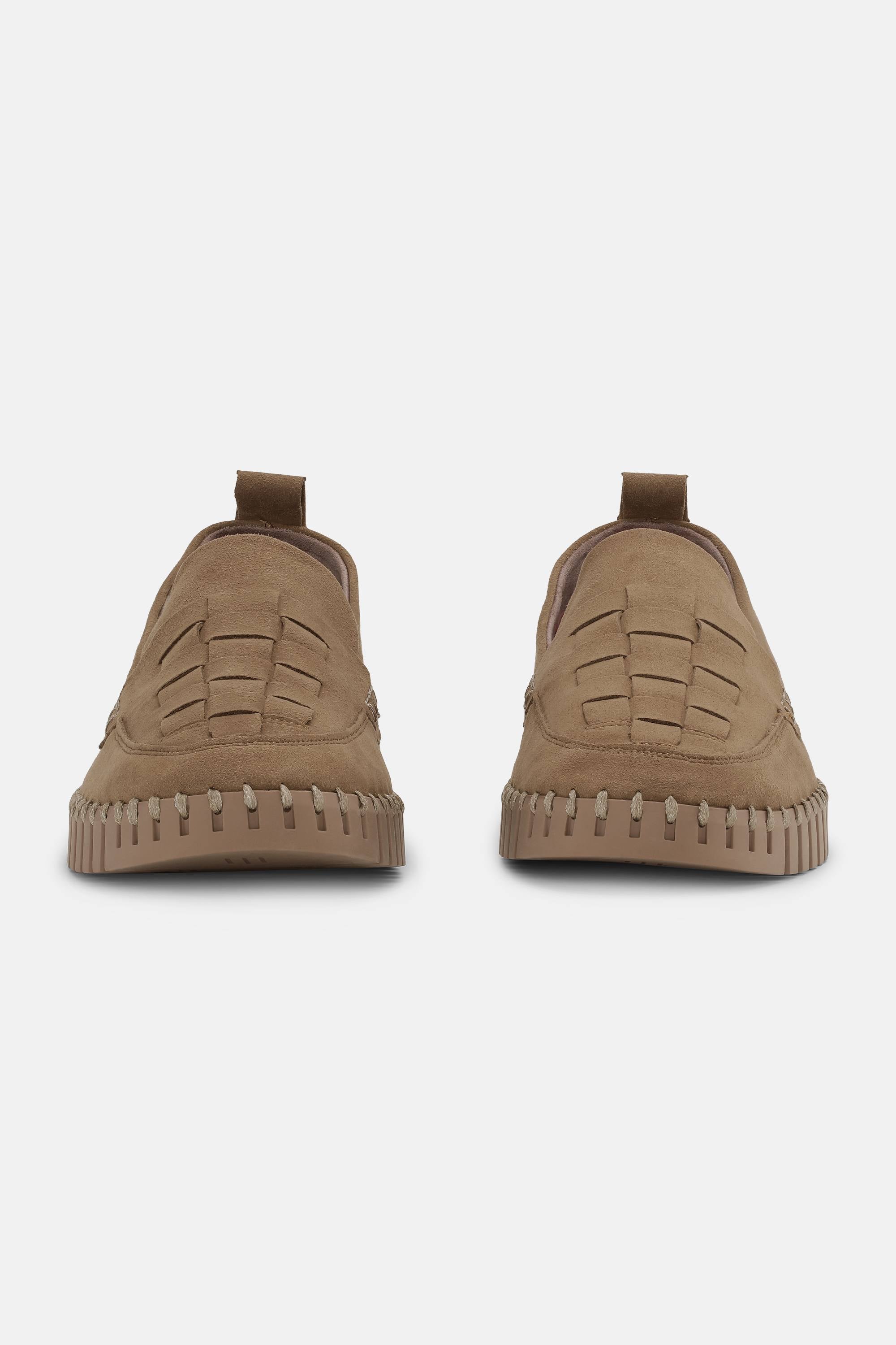 Tulip Braided Loafer - Mocca Mocca