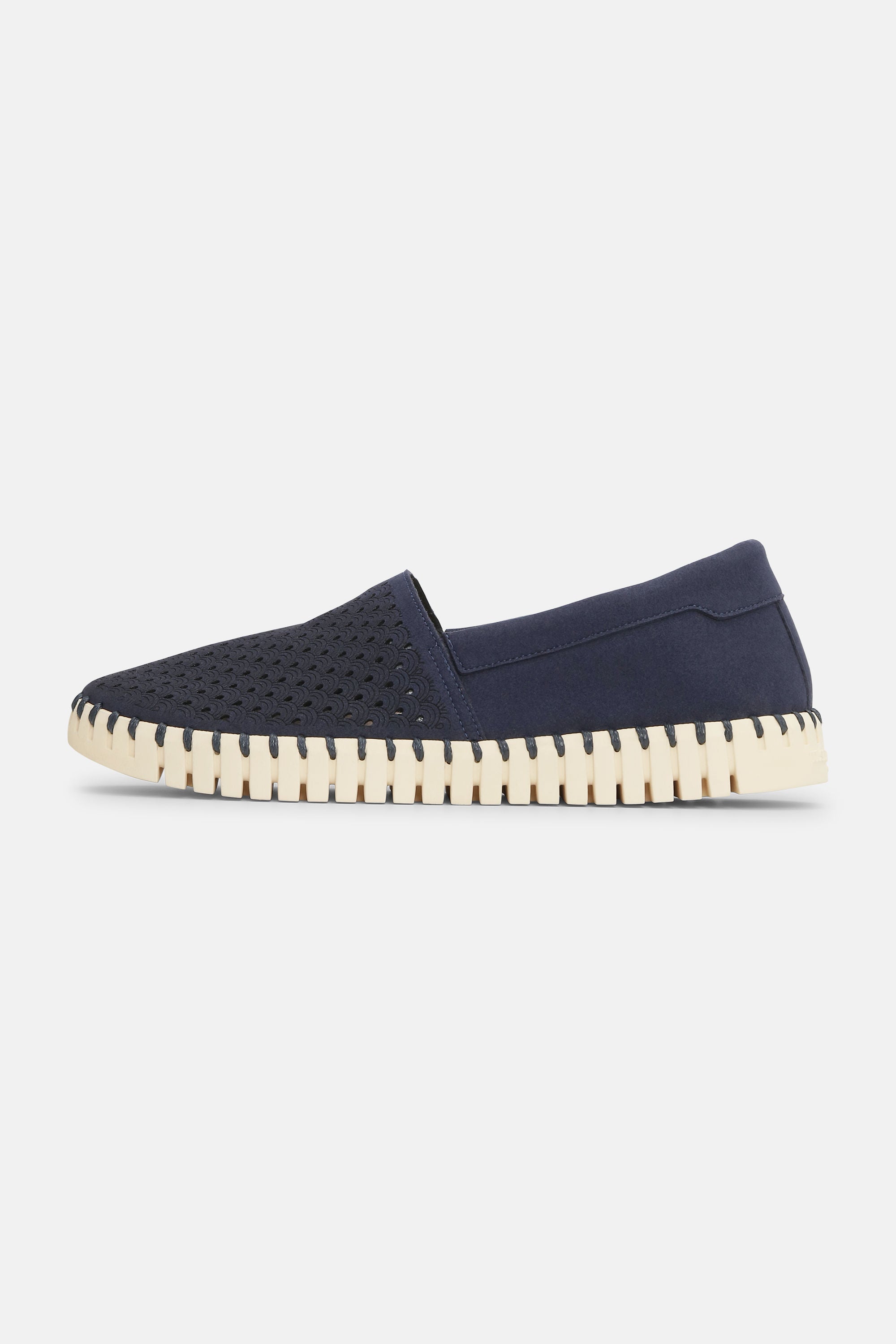 Tulip Espadrille - Dark Indigo Pearled Ivory