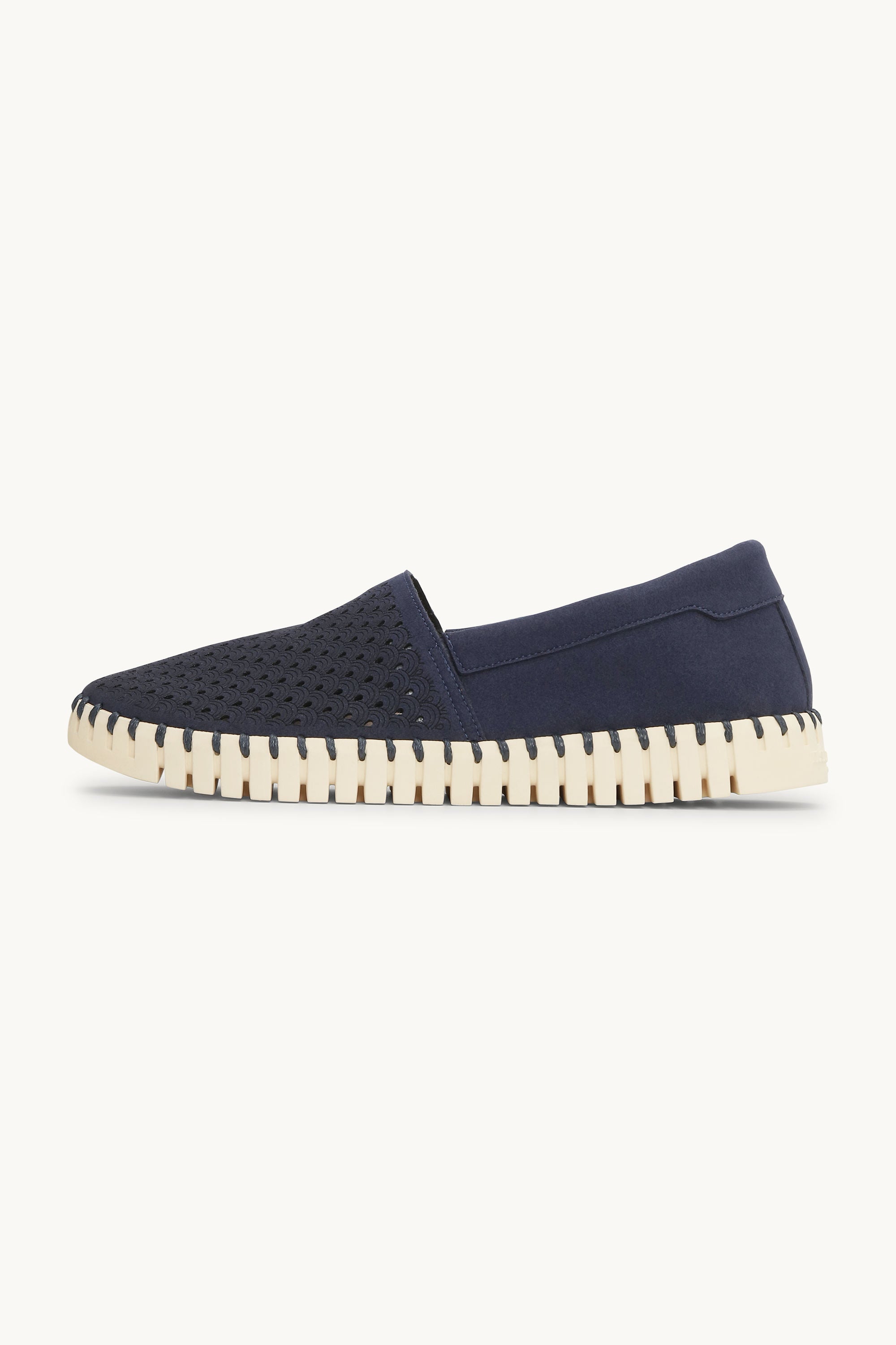 Tulip Espadrille - Dark Indigo Pearled Ivory