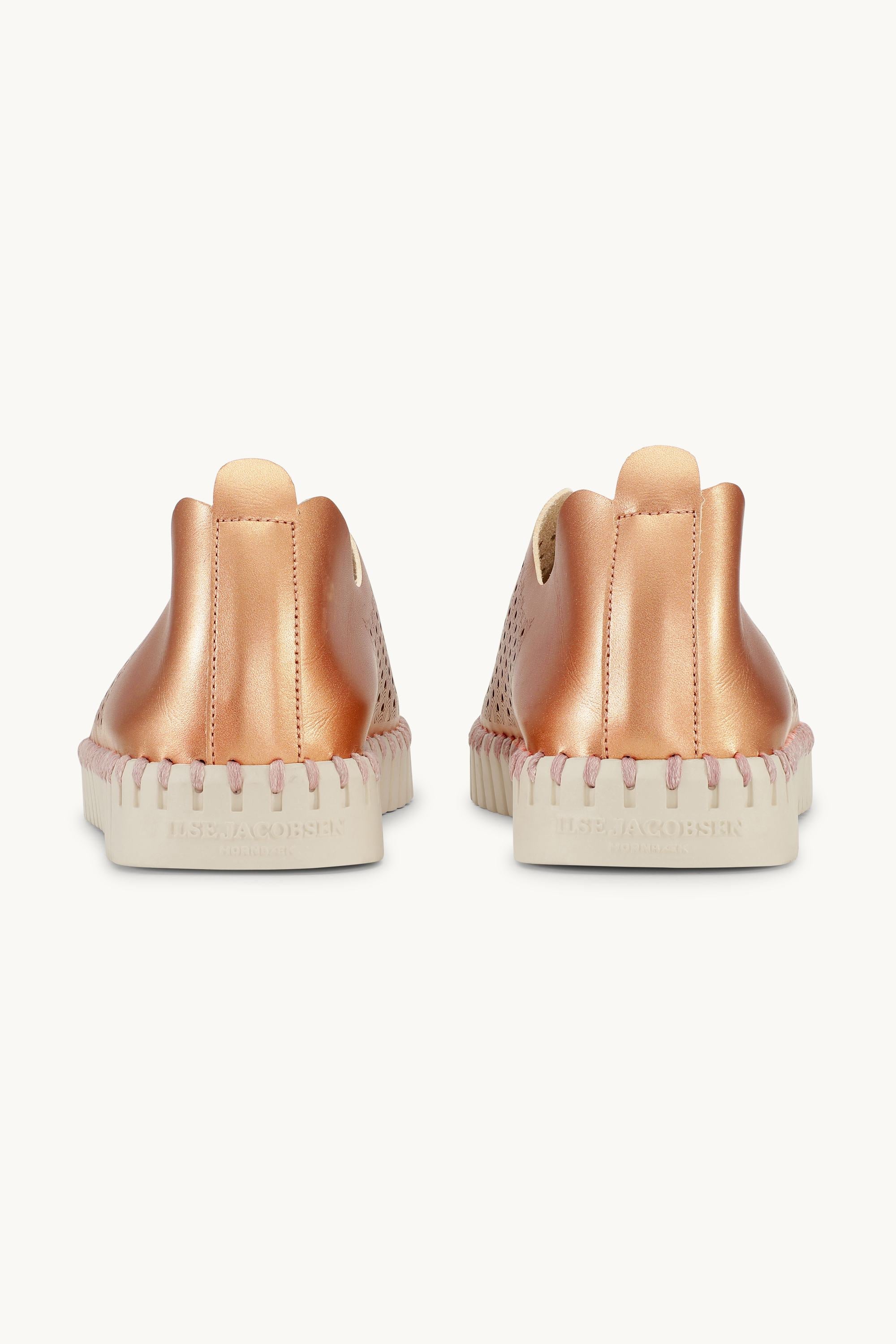 Tulip Sko Metallic - Rose Gold