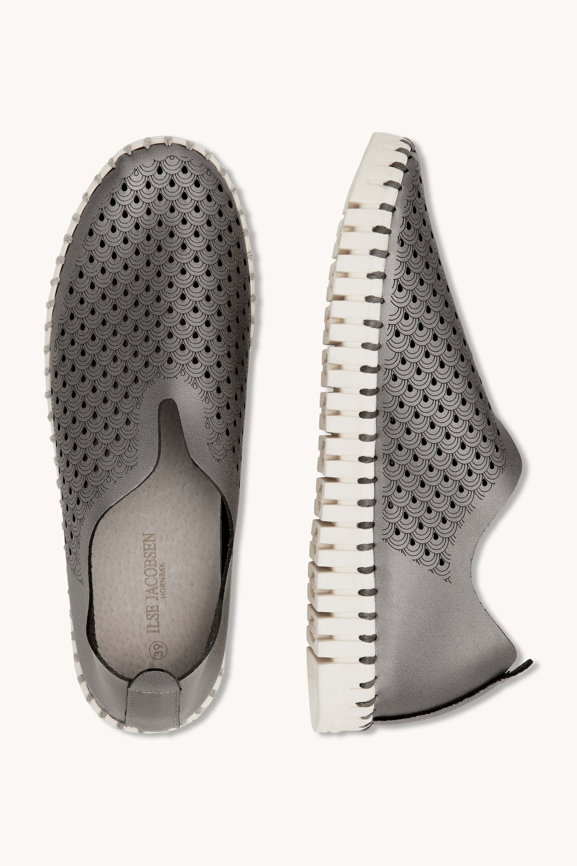 Tulip Sko Metallic - Gun Metal