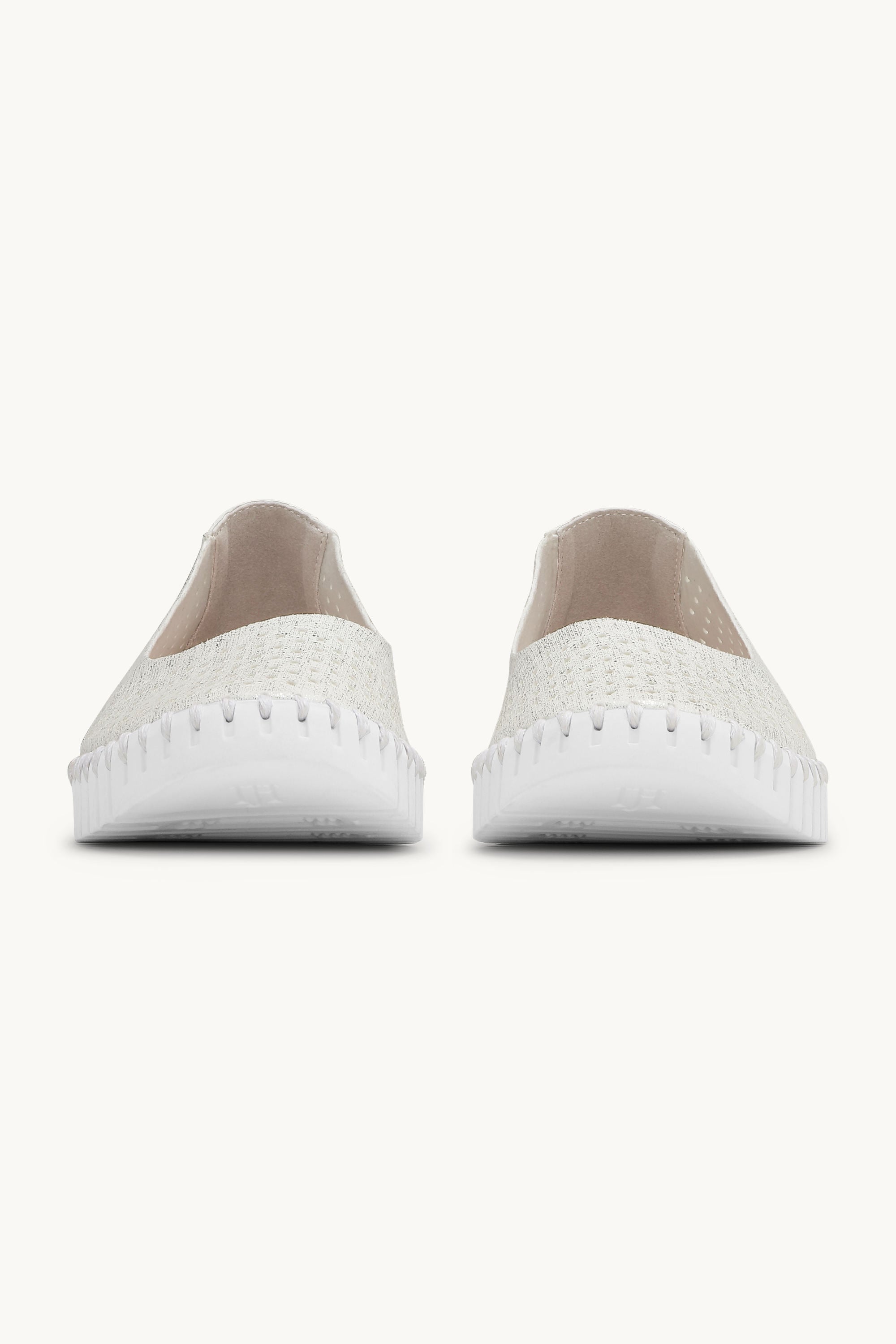 Tulip Sko Glitter - White White