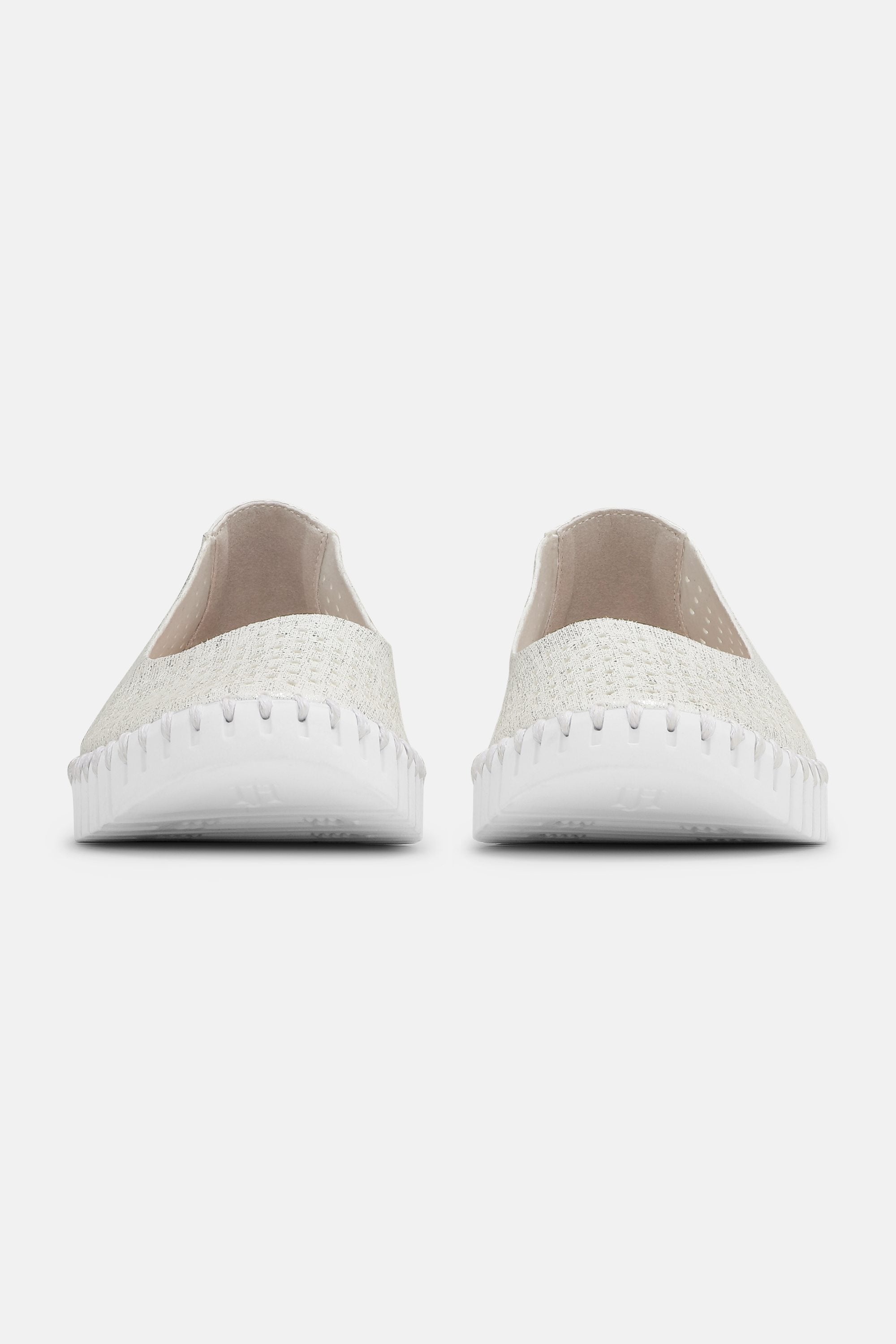 Tulip Sko Glitter - White White