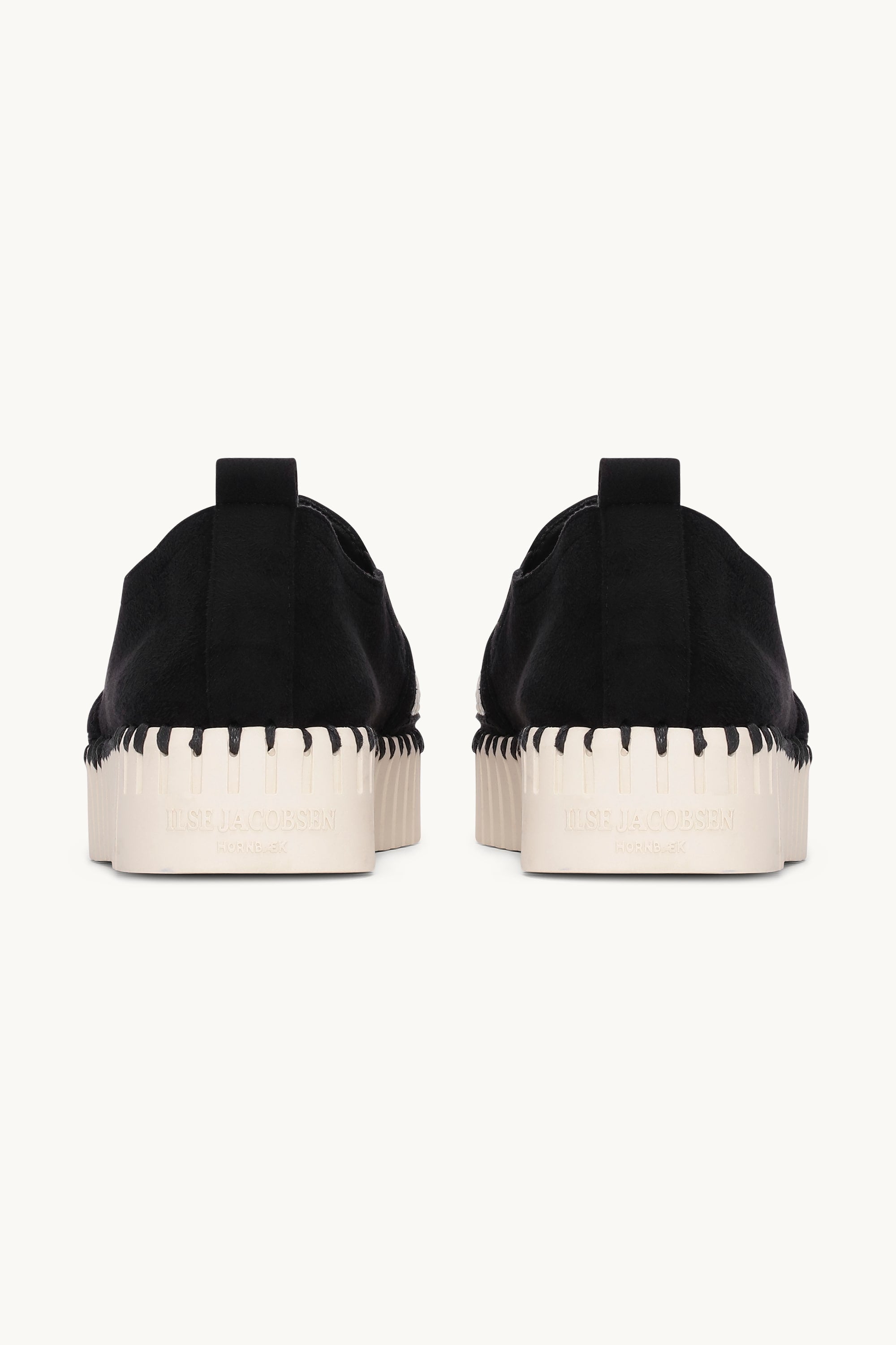 Platform Tulip Sko - Black