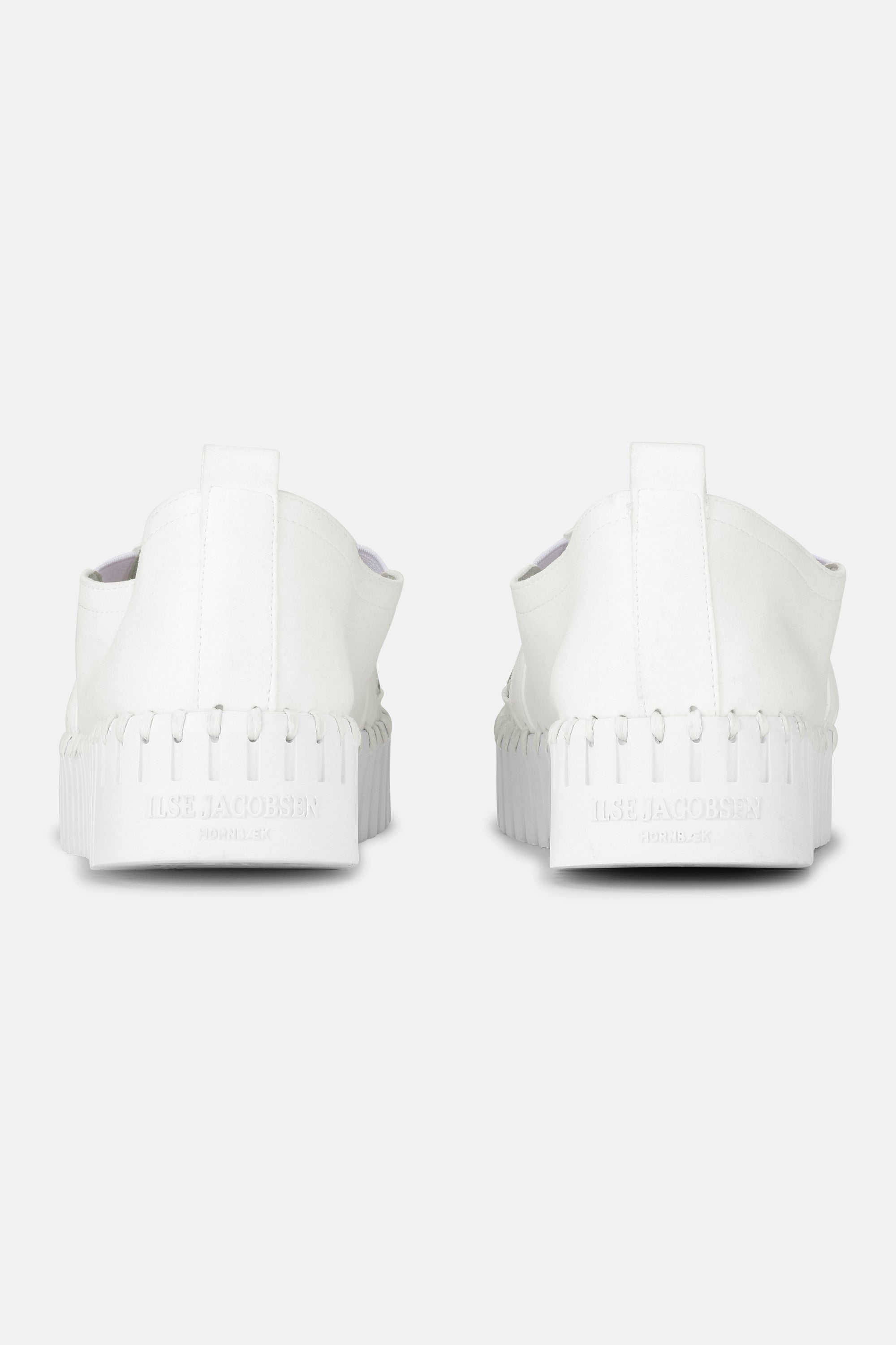 Platform Tulip Sko - White White