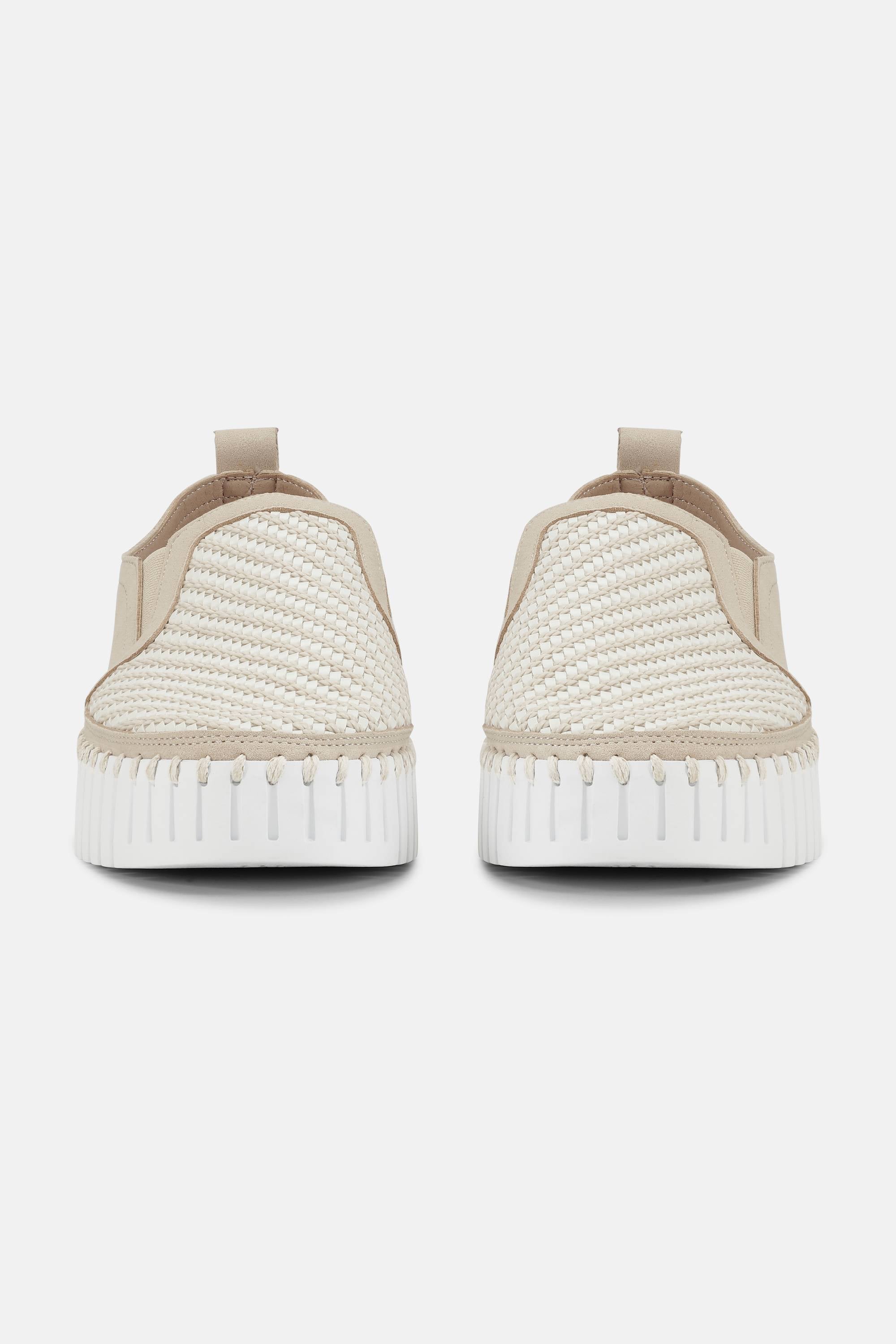 Platform Tulip Sko - Kit White