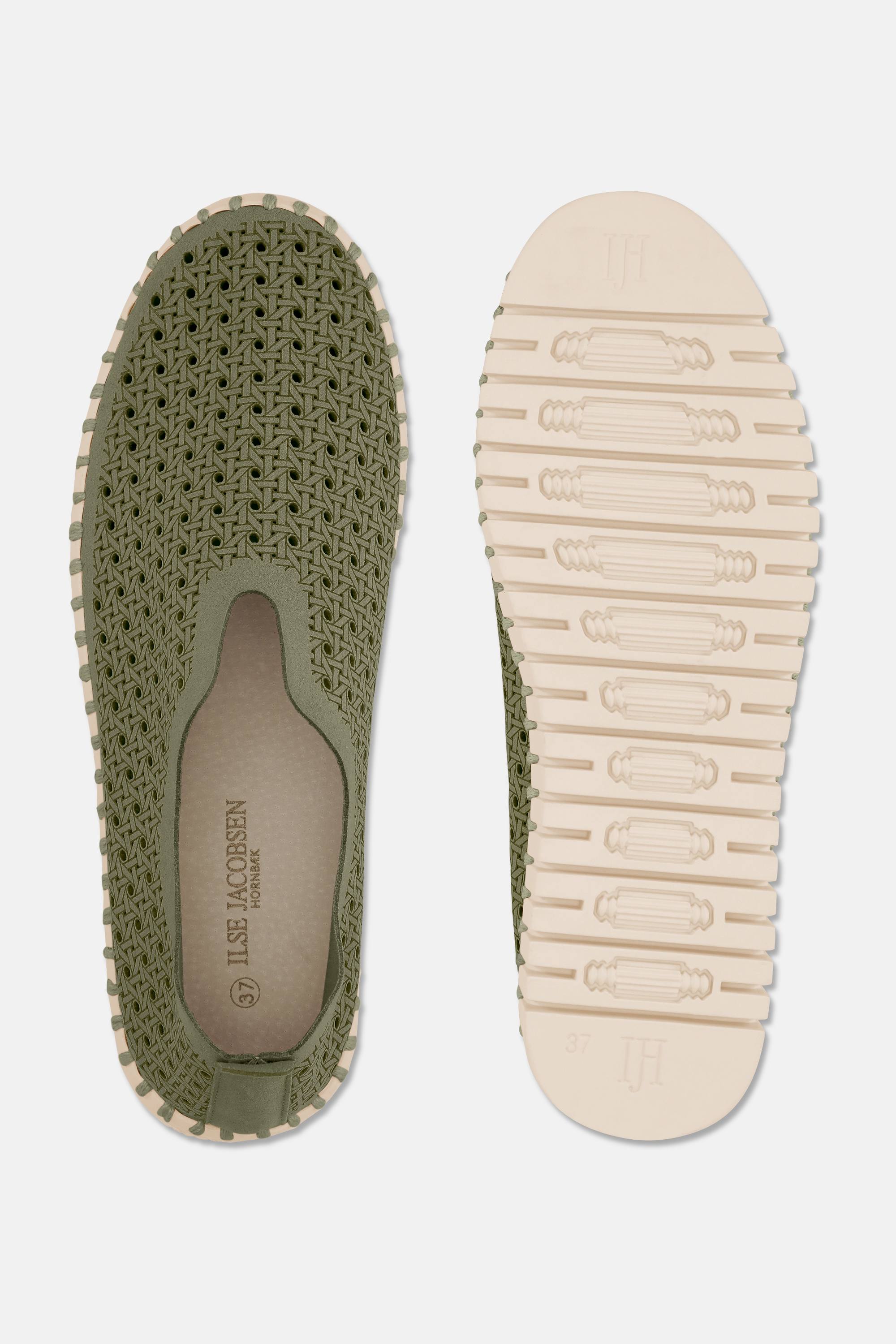 Tulip Sko - Army Pearled Ivory