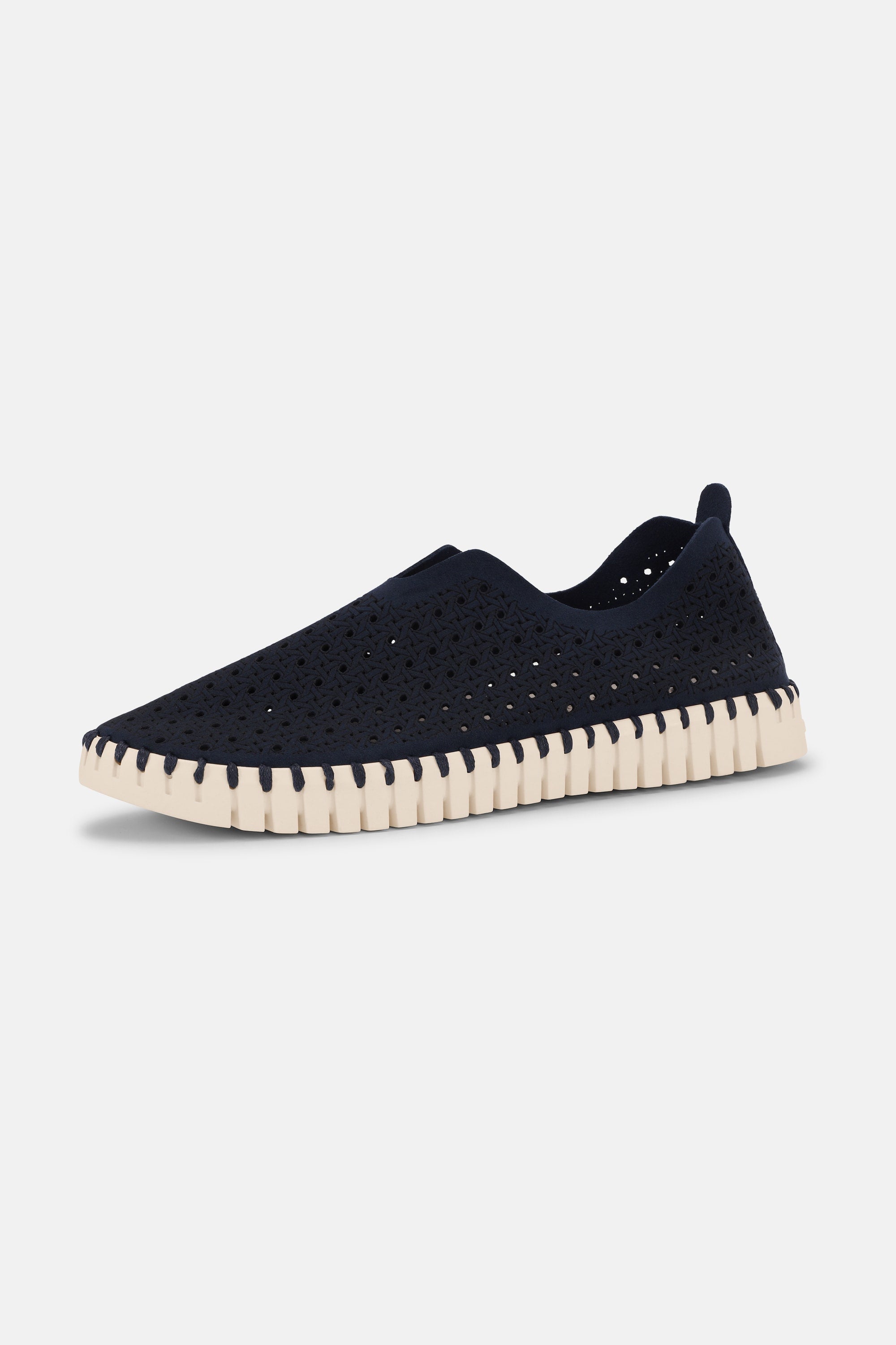 Tulip Sko - Dark Indigo Pearled Ivory