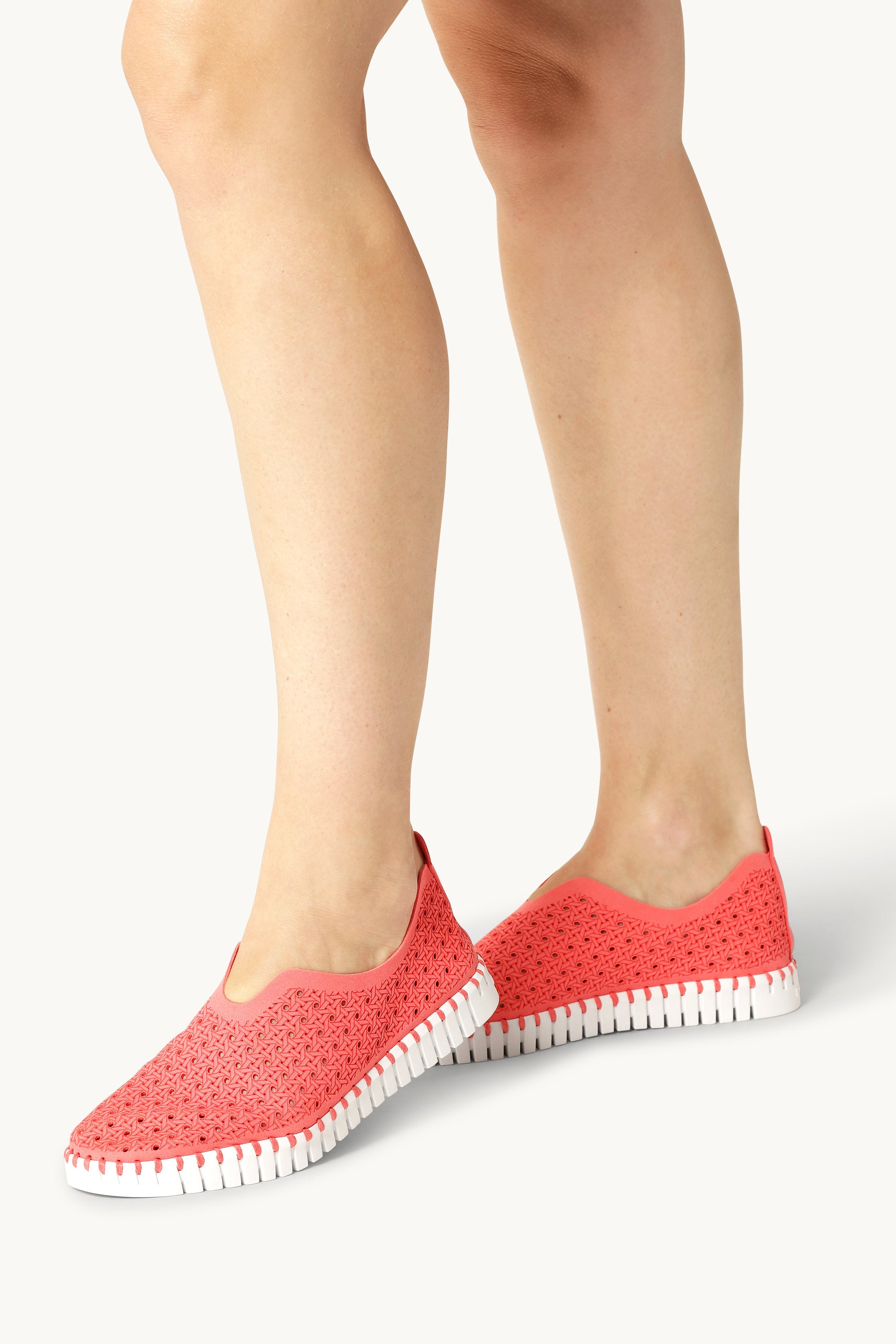 Tulip Sko - Raspberry White