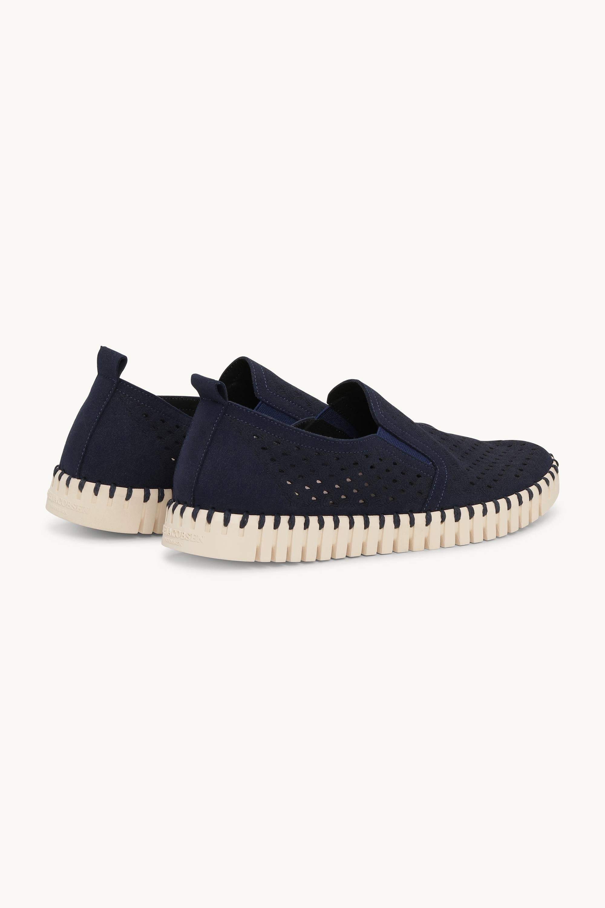 Tulip Flats - Dark Indigo Pearled Ivory