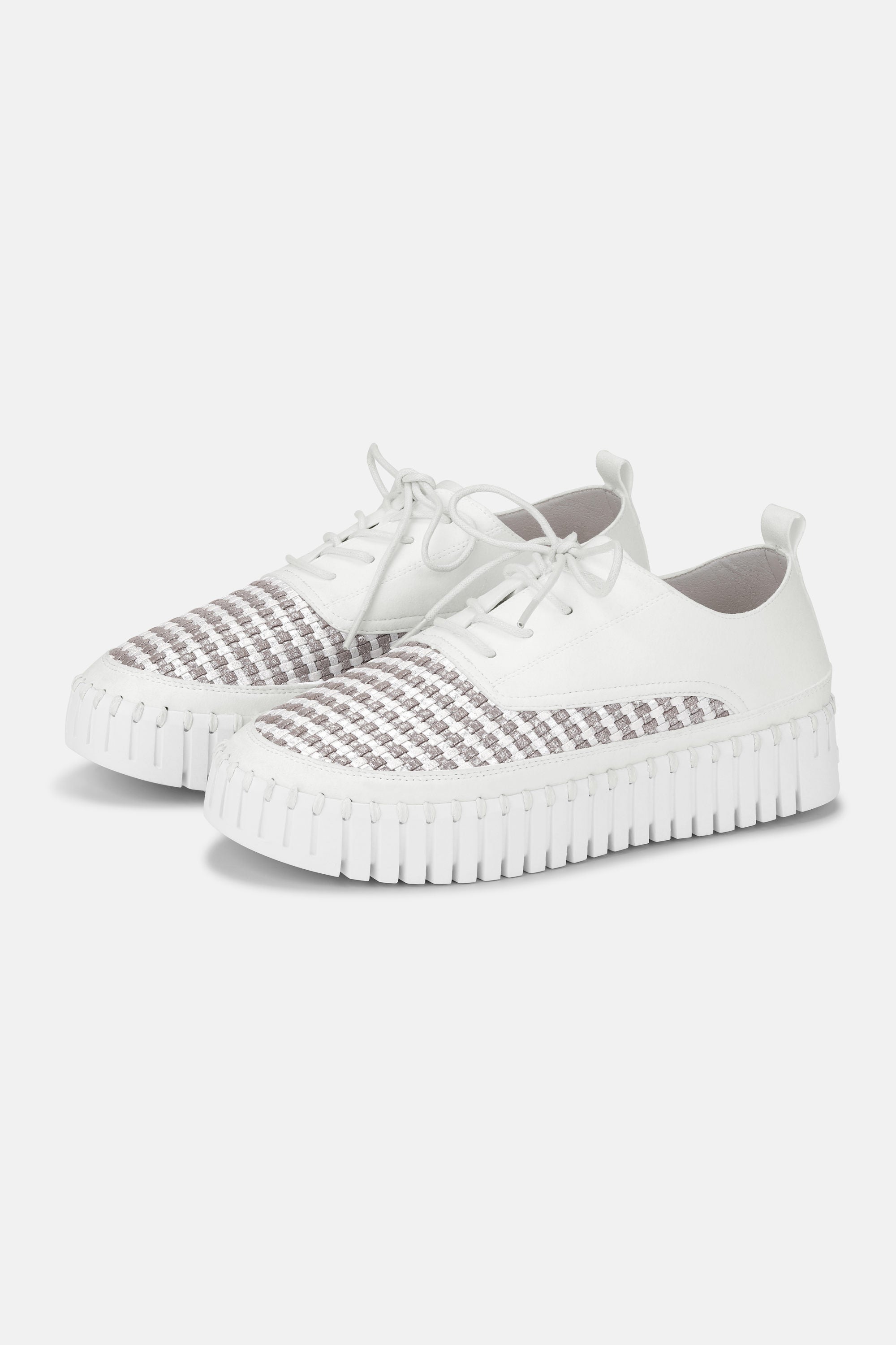 Tulip Sko Med Snørebånd - White White