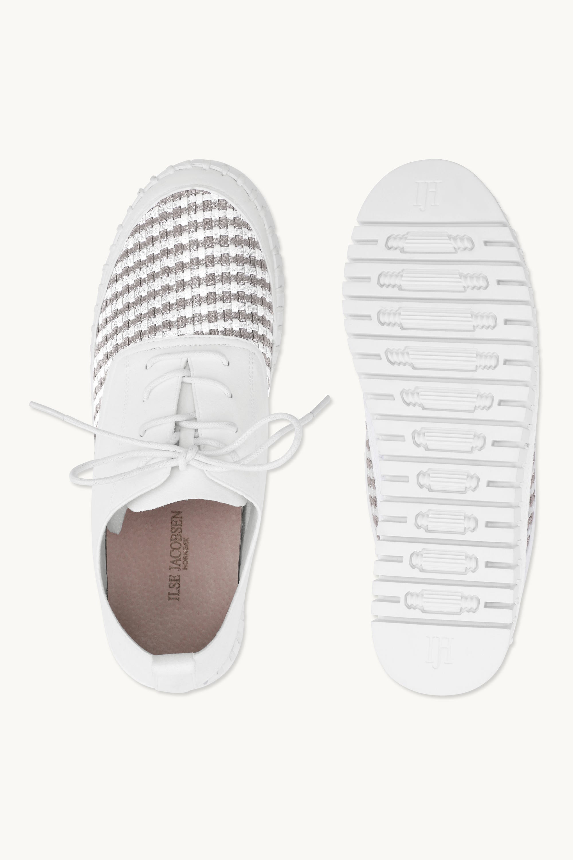 Tulip Sko Med Snørebånd - White White