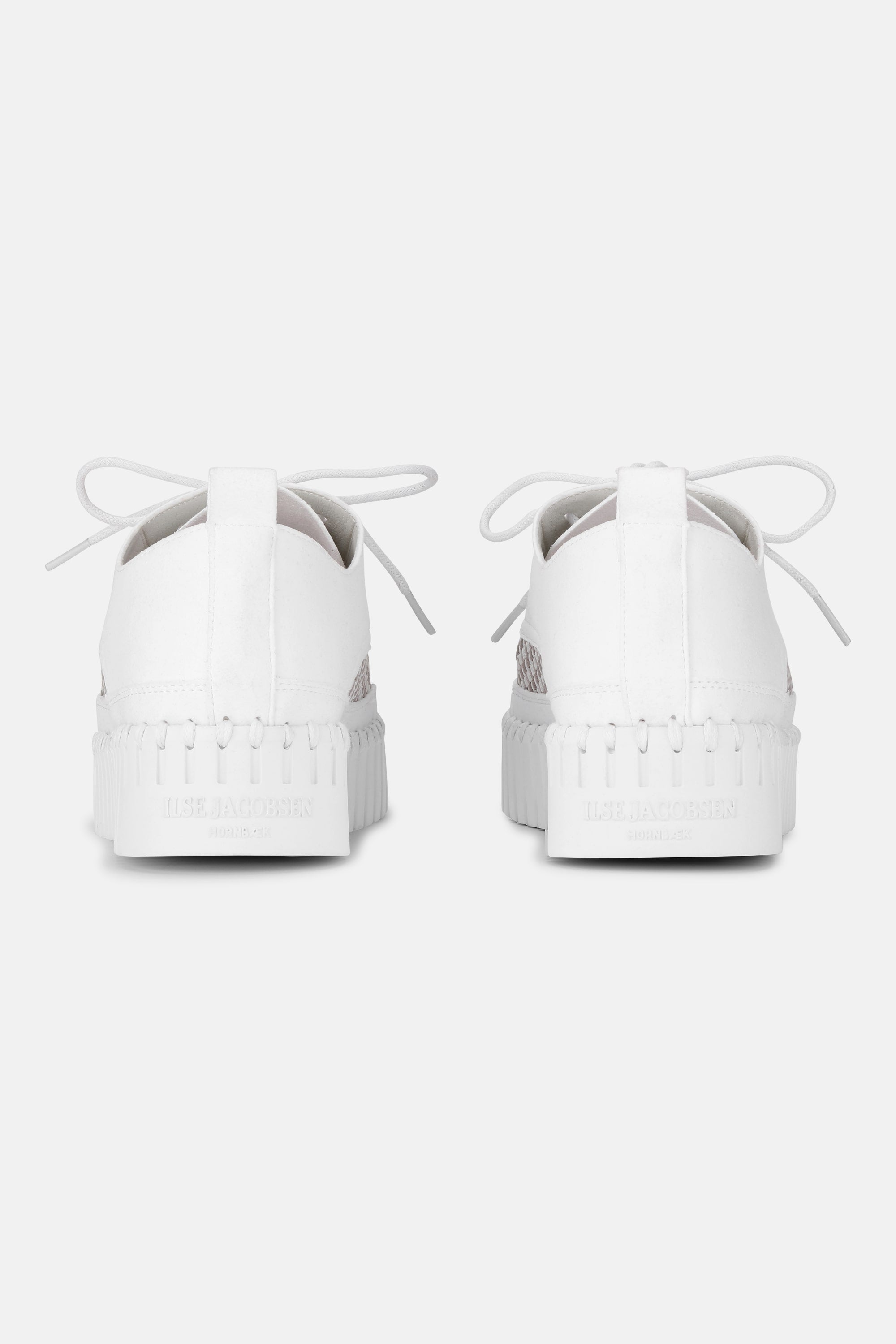 Tulip Sko Med Snørebånd - White White