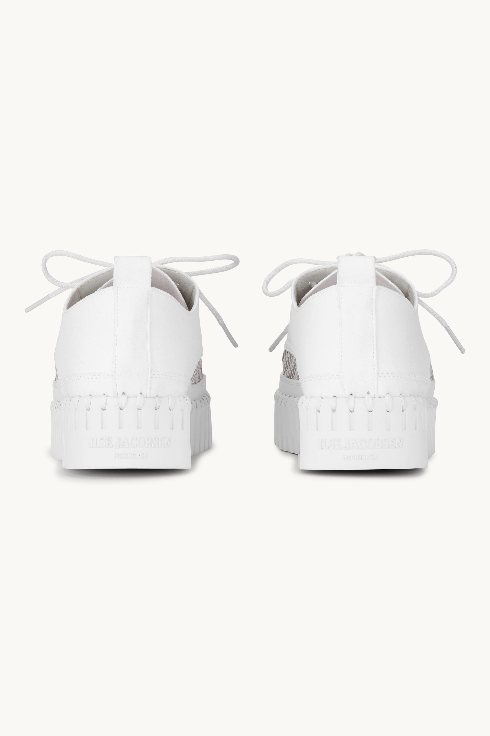 Tulip Sko Med Snørebånd - White White