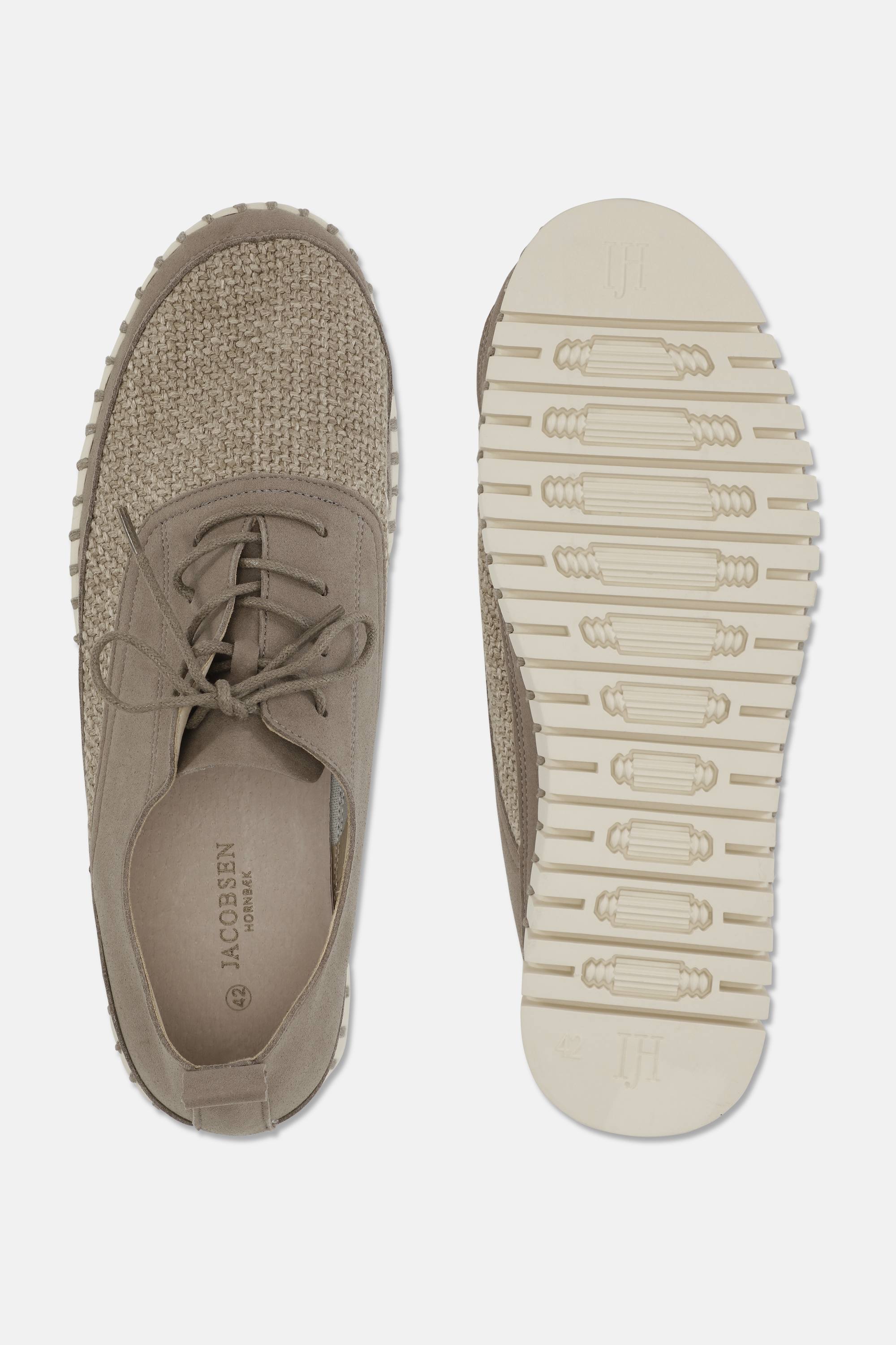 Tulip Herresko Med Snørebånd - Falcon Pearled Ivory