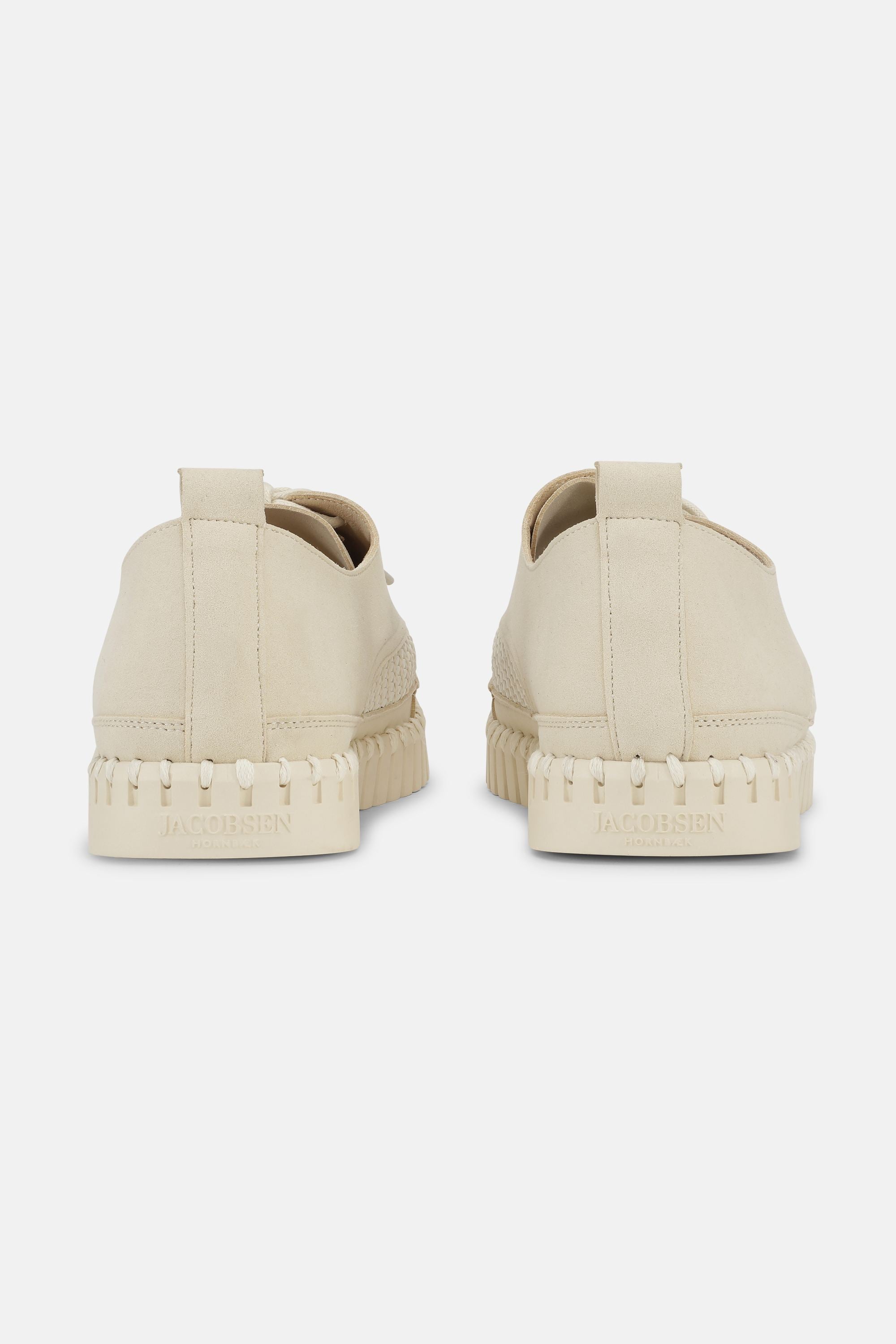 Herresko Med Snørebånd - Kit Pearled Ivory