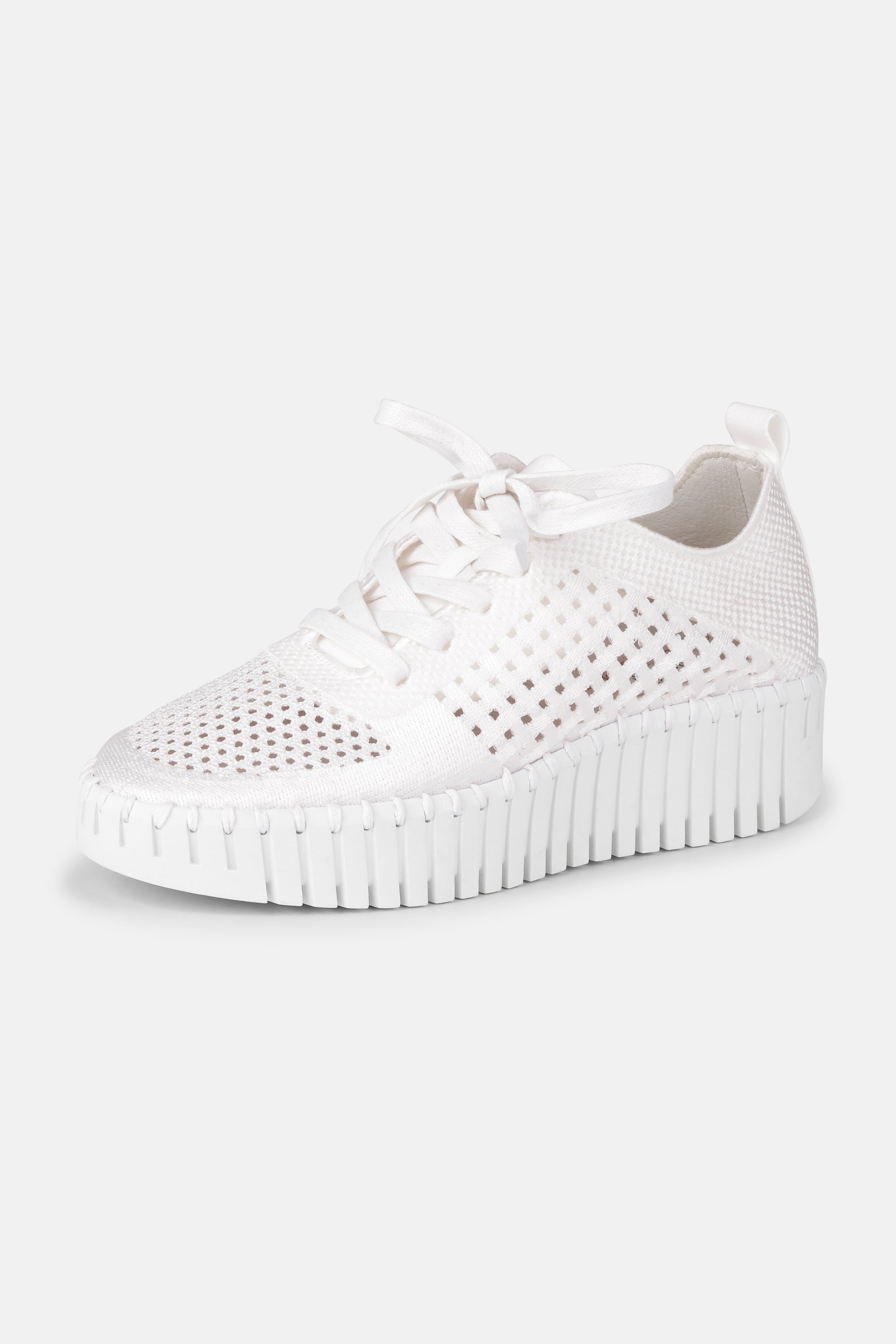 Tulip Sko Med Snørebånd - White White