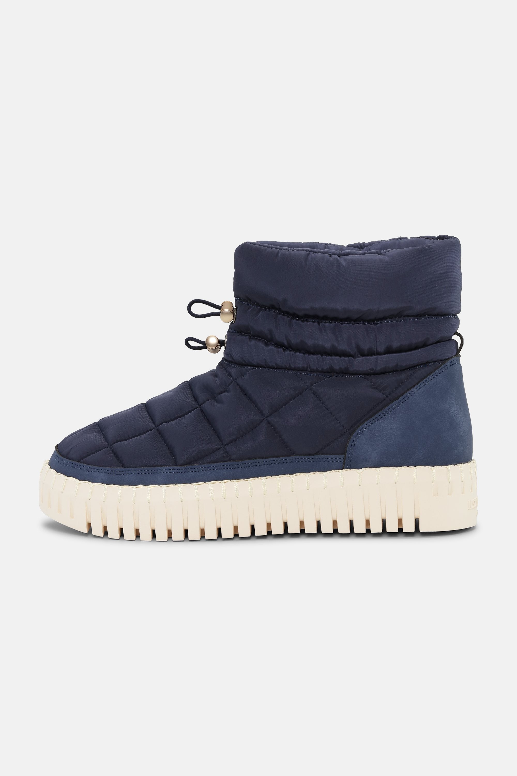 Tulip Padded Winter Boot - Dark Indigo Pearled Ivory
