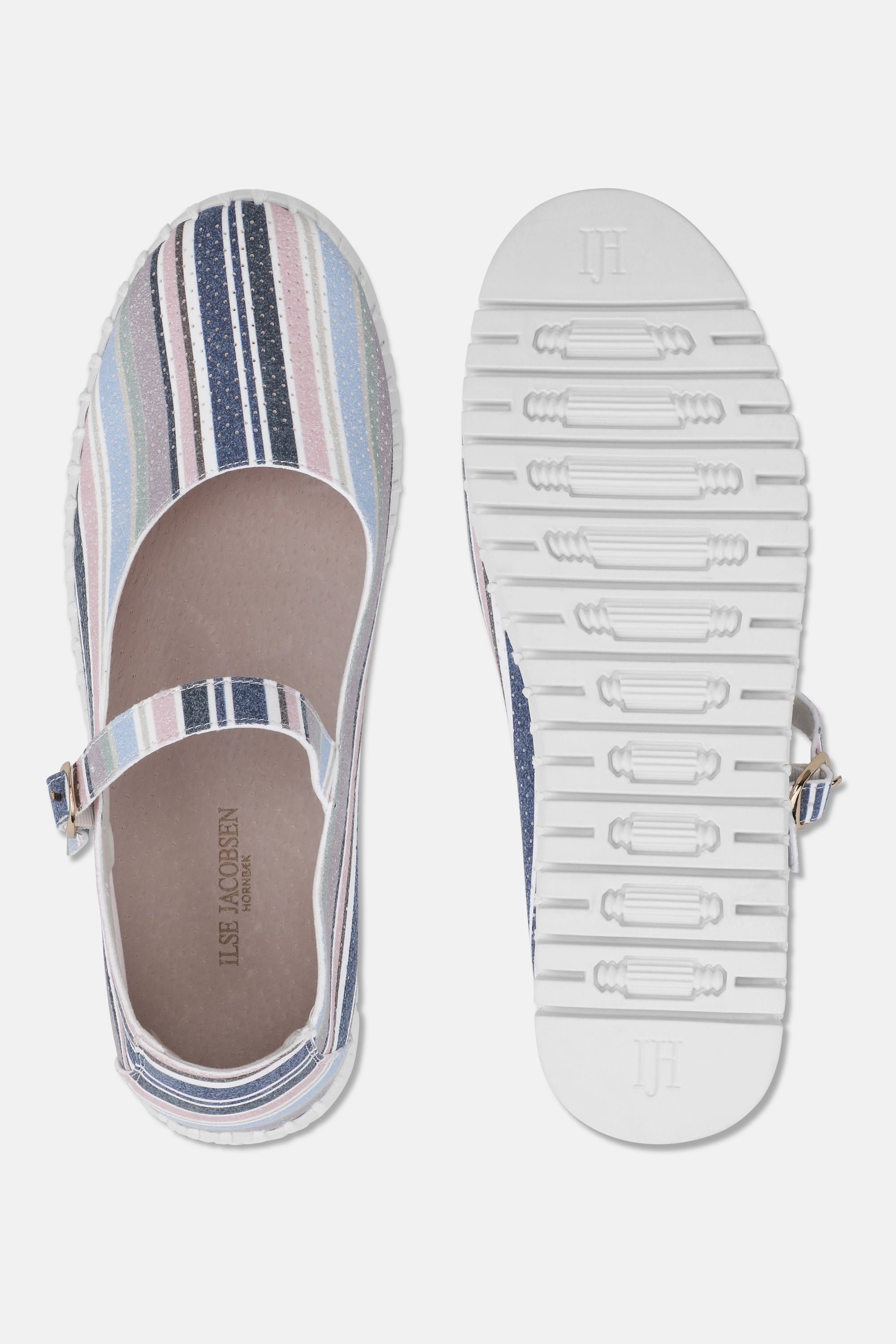 Ballerina Stribet - Lotus White