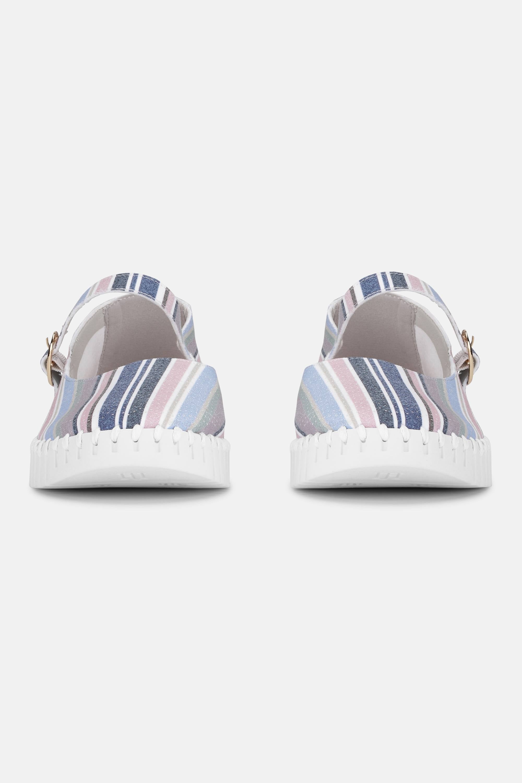 Ballerina Stribet - Lotus White