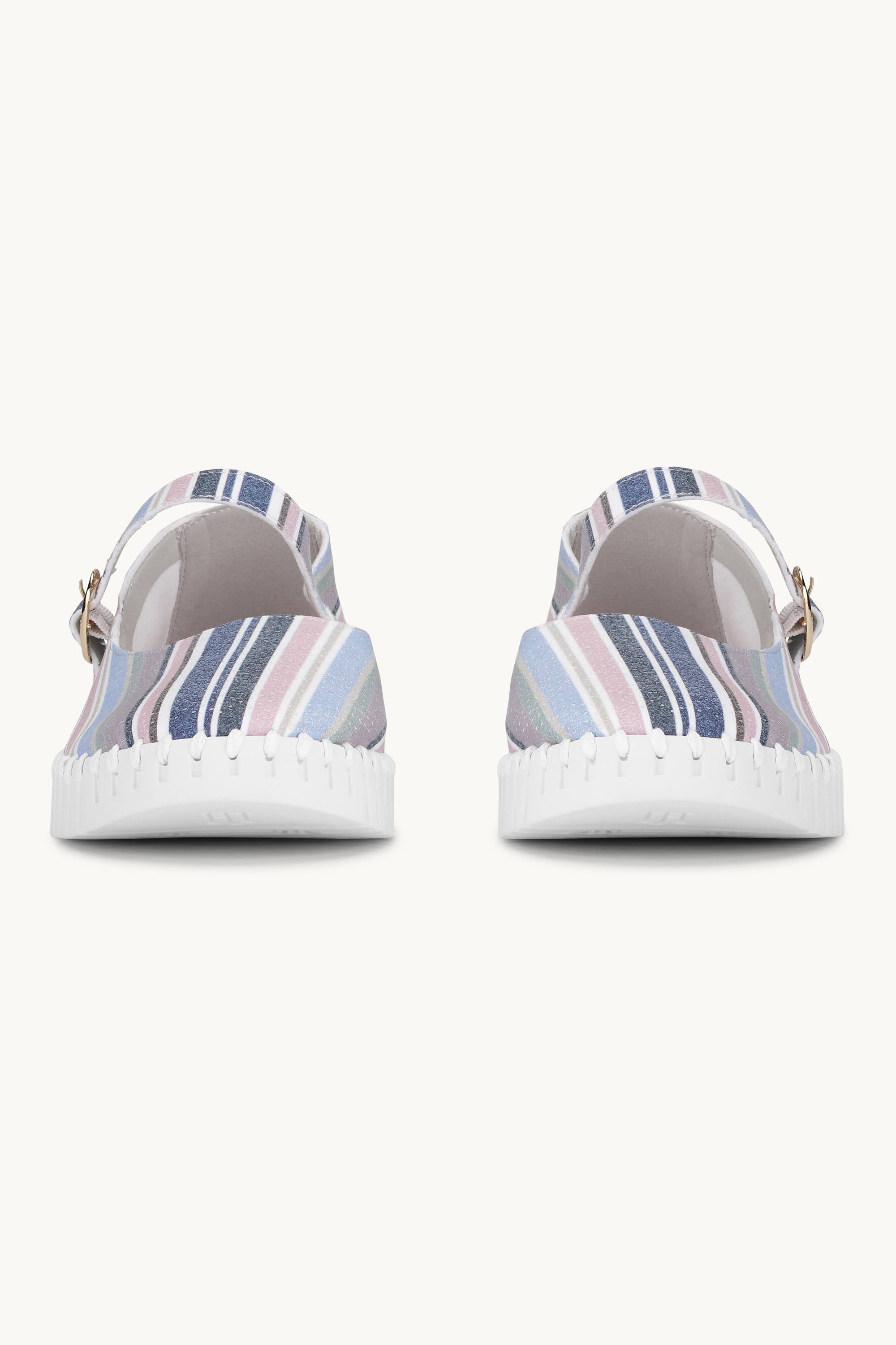 Ballerina Stribet - Lotus White