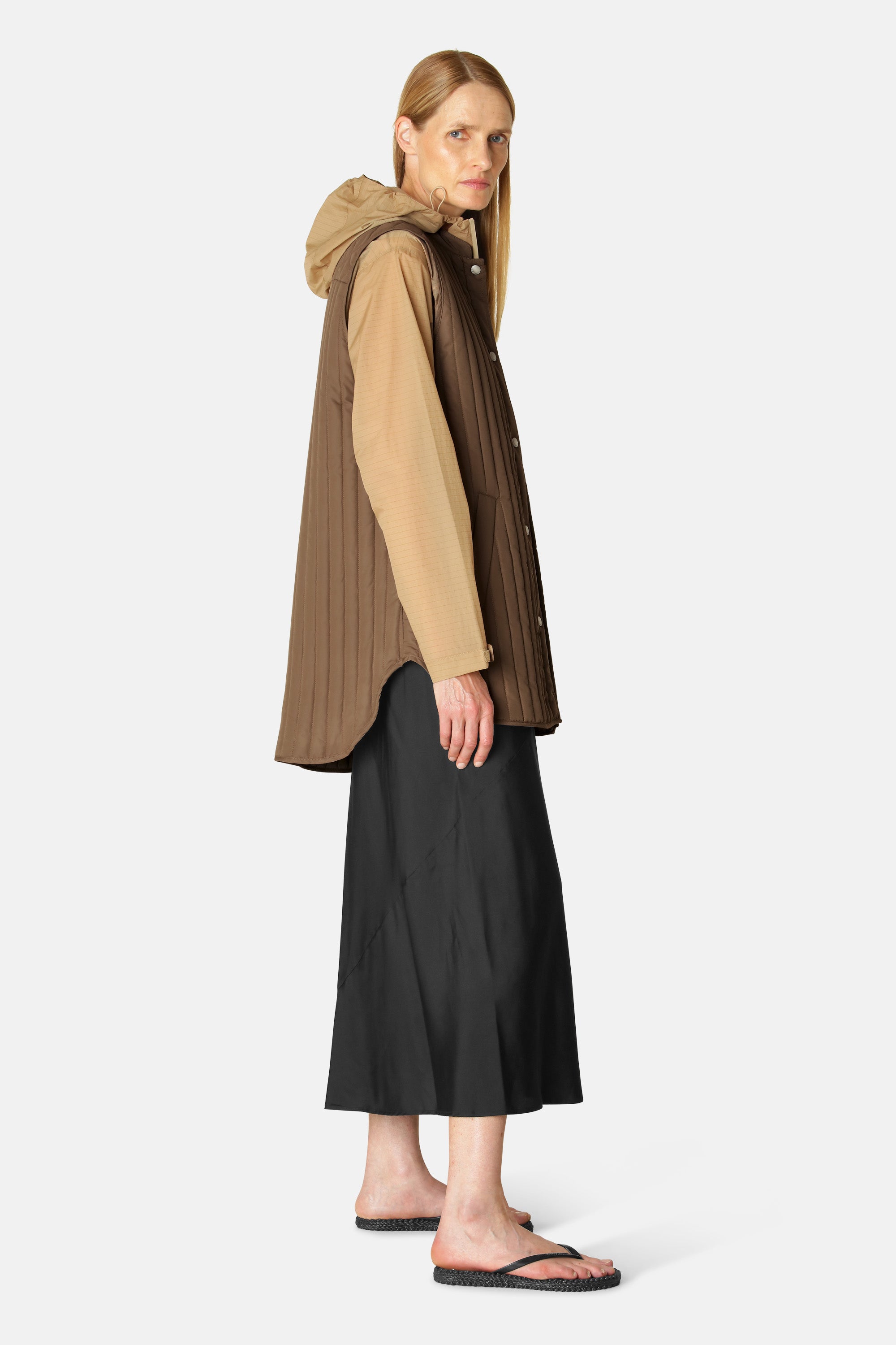 Ilse Jacobsen Hornbæk Outerwear Vest Vest 234 Cub Brown